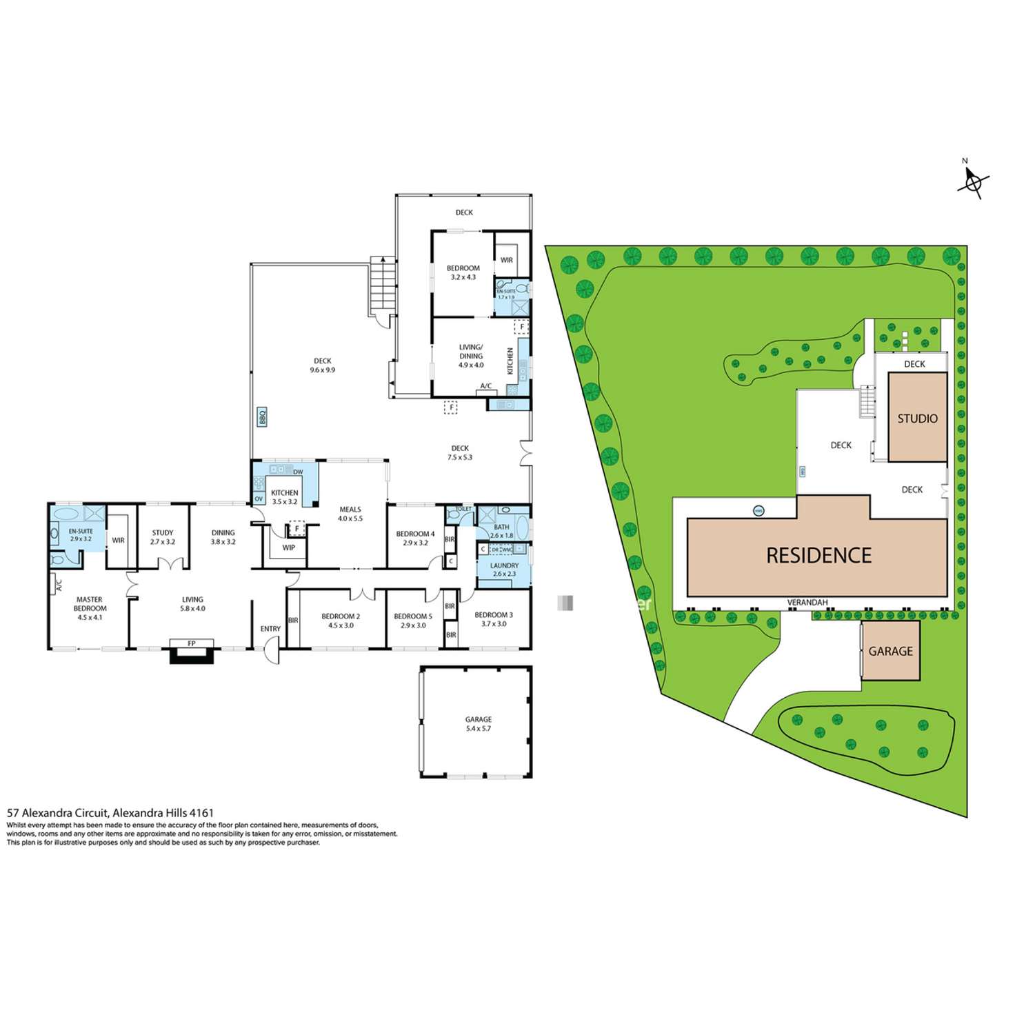 Floorplan of Homely house listing, 57 Alexandra Circuit, Alexandra Hills QLD 4161