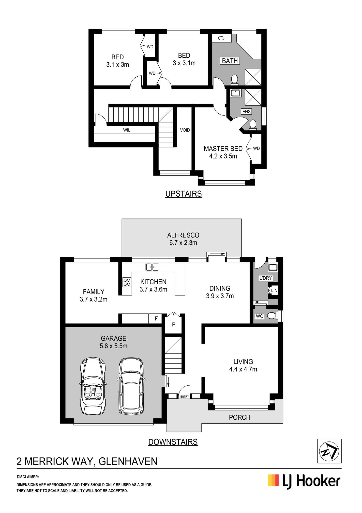 Floorplan of Homely house listing, 2 Merrick Way, Glenhaven NSW 2156