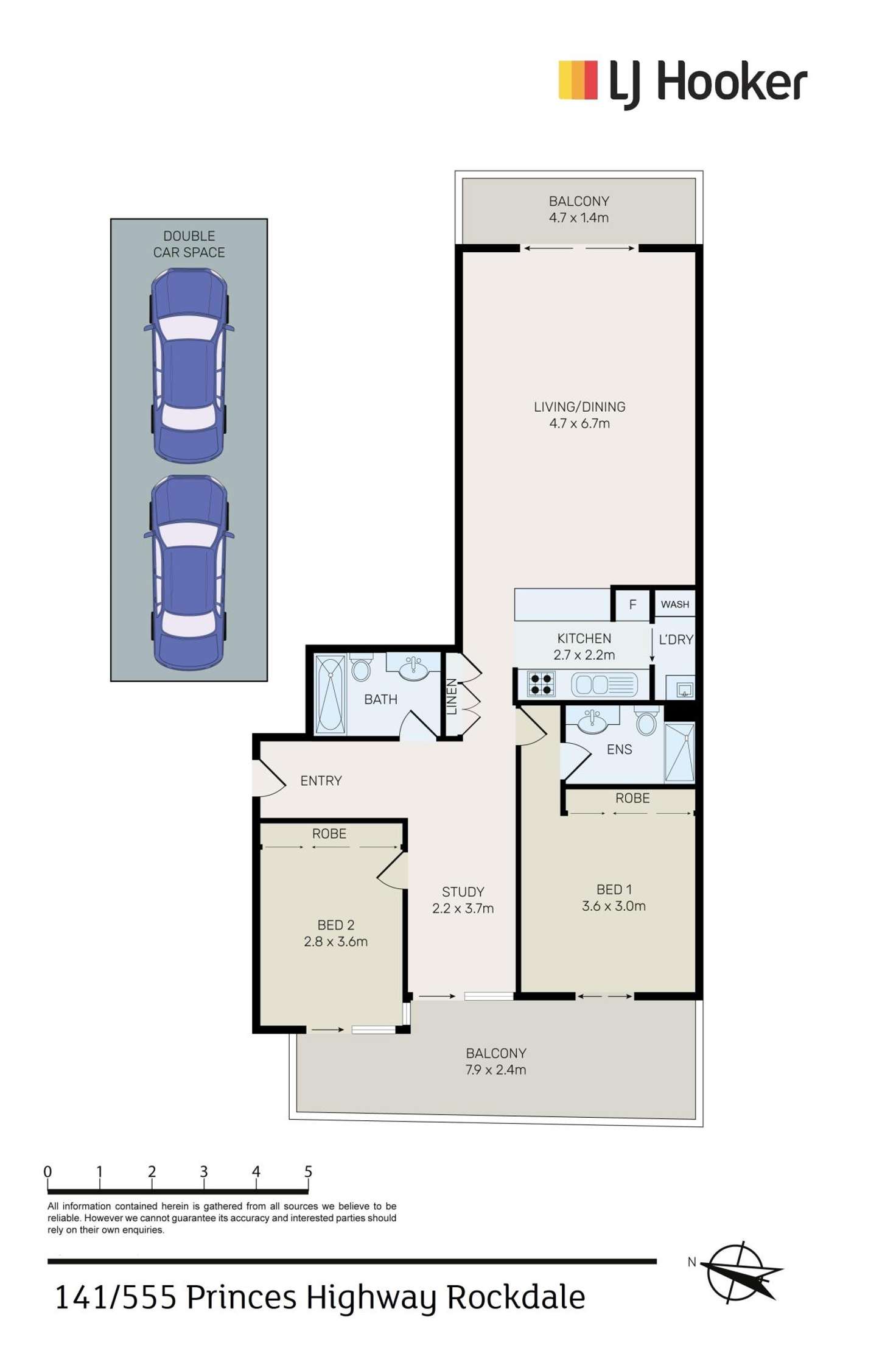 Floorplan of Homely apartment listing, 141/555 Princes Highway, Rockdale NSW 2216