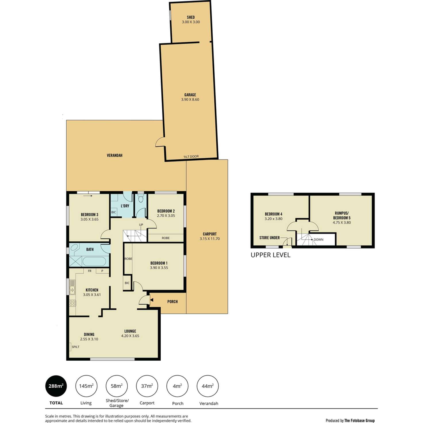 Floorplan of Homely house listing, 12 Carol Drive, Para Hills SA 5096