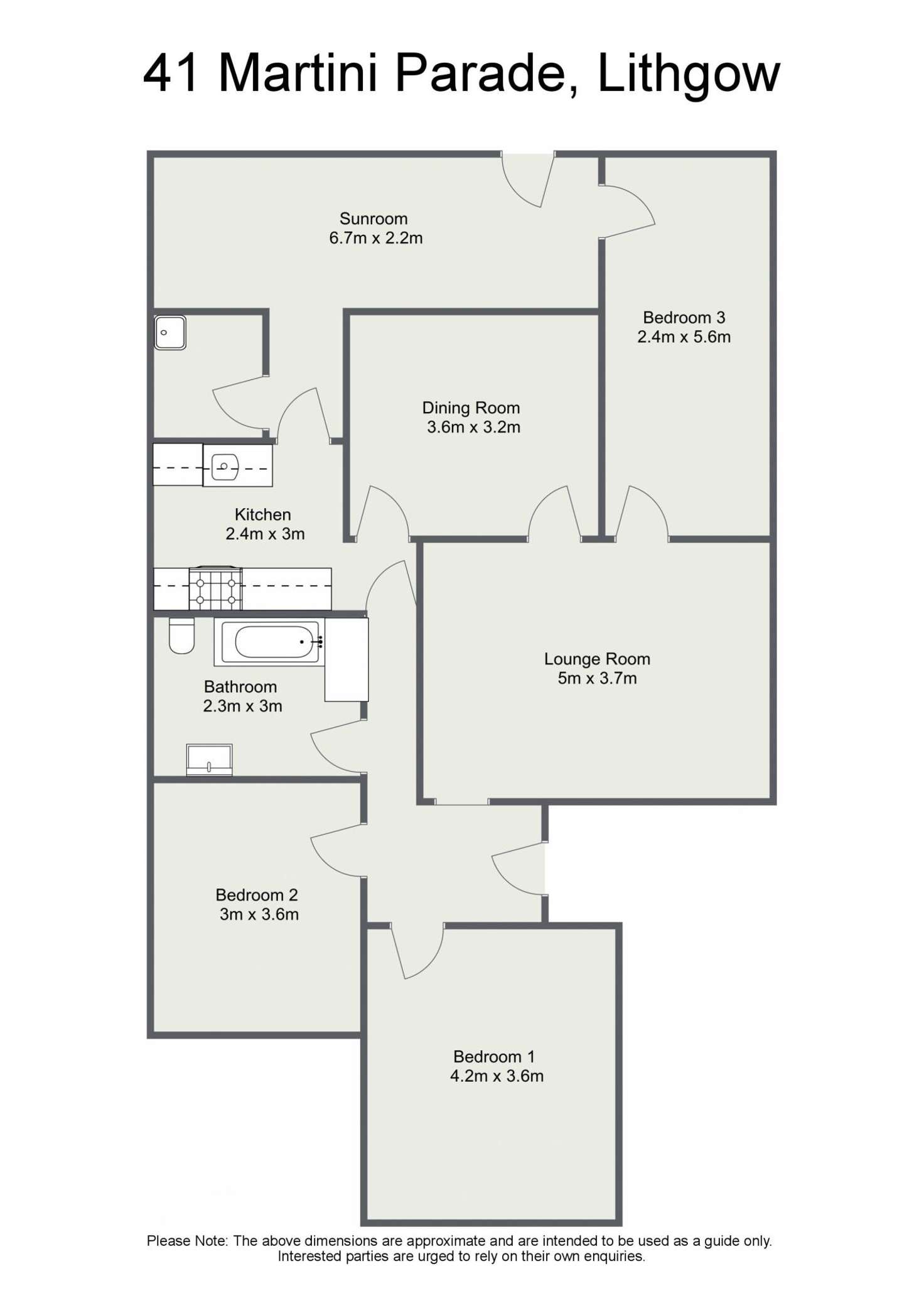 Floorplan of Homely house listing, 41 Martini Parade, Lithgow NSW 2790