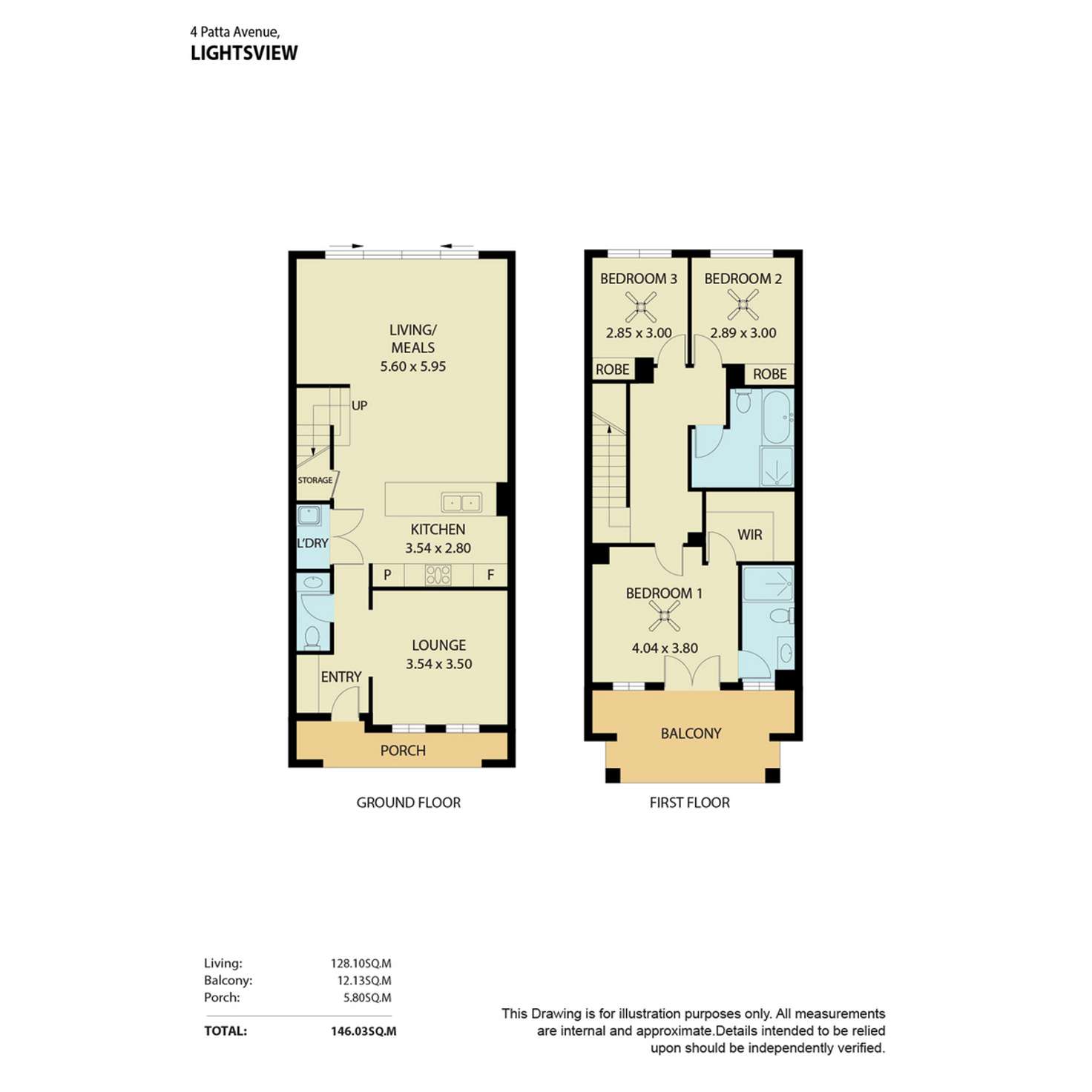 Floorplan of Homely house listing, 4 Patta Avenue, Lightsview SA 5085