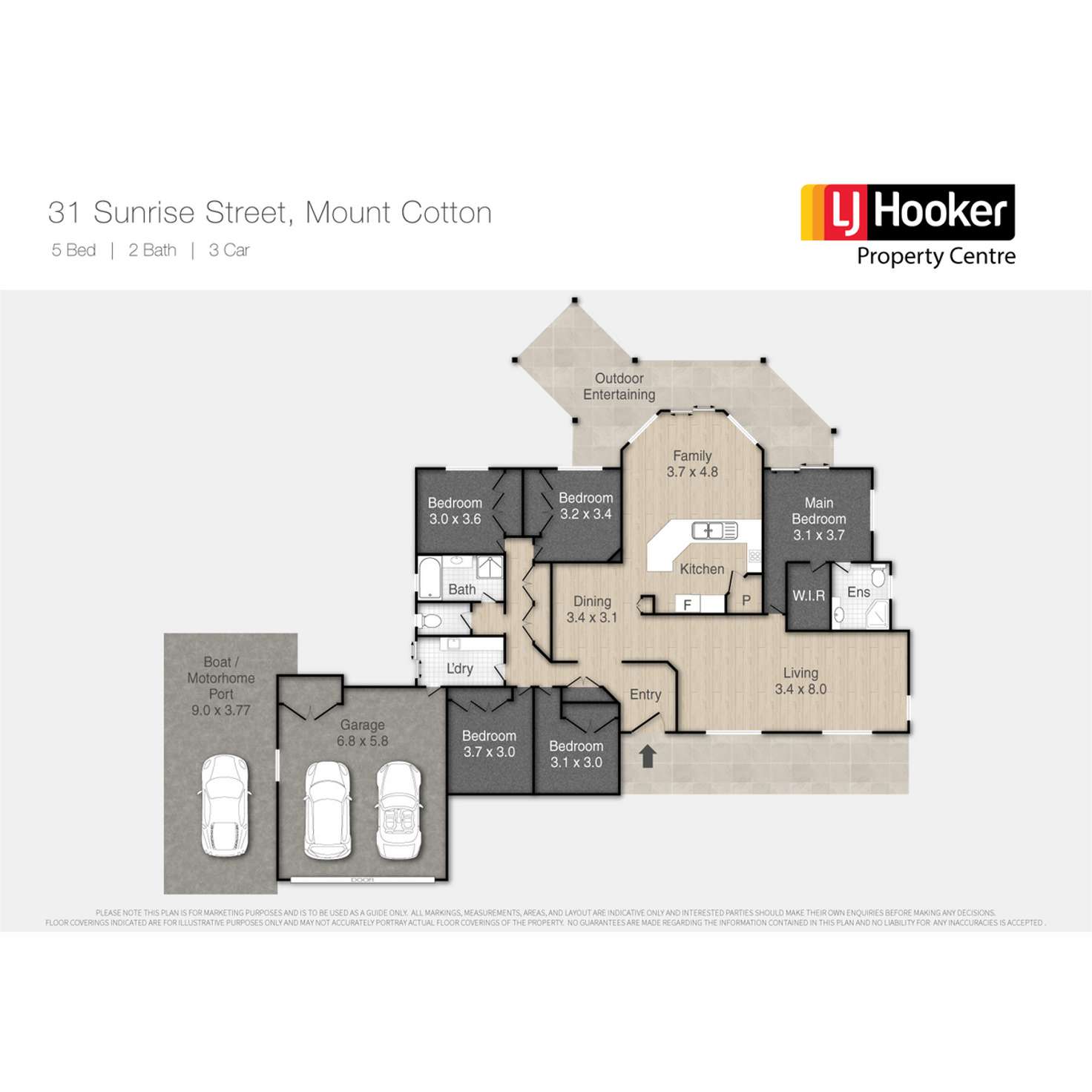 Floorplan of Homely house listing, 31 Sunrise Street, Mount Cotton QLD 4165