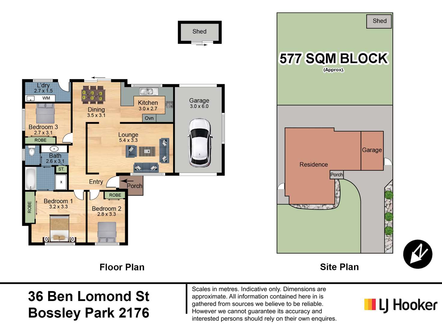 Floorplan of Homely house listing, 36 Ben Lomond Street, Bossley Park NSW 2176