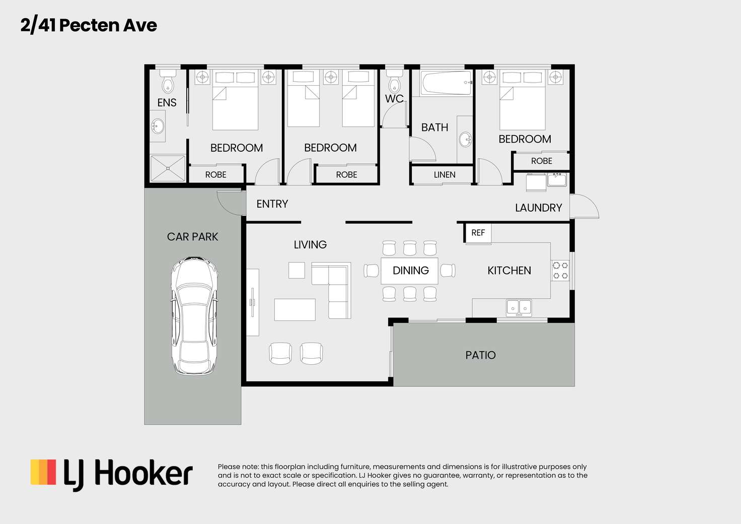 Floorplan of Homely semiDetached listing, 2/41 Pecten Avenue, Port Douglas QLD 4877
