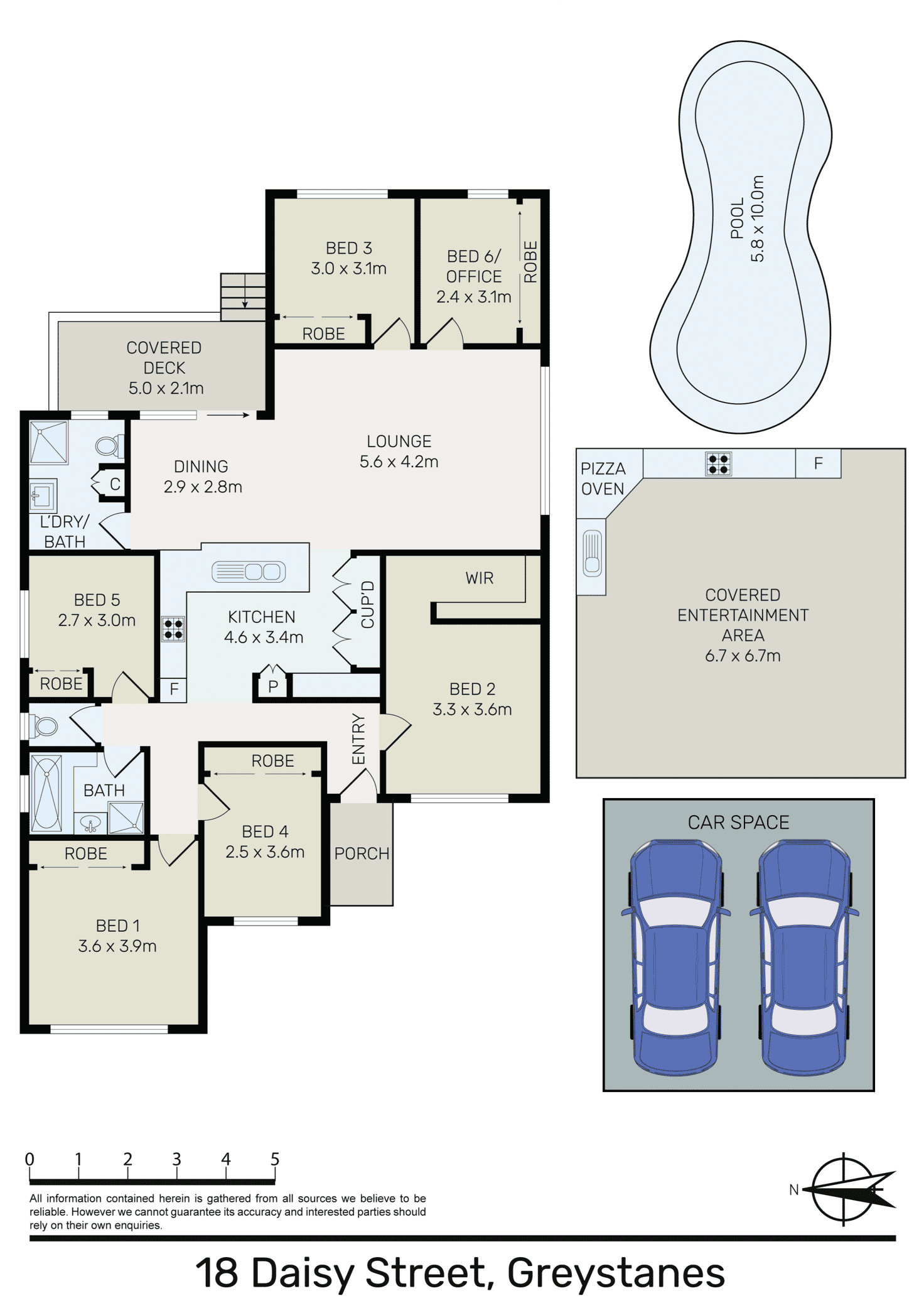 Floorplan of Homely house listing, 18 Daisy Street, Greystanes NSW 2145