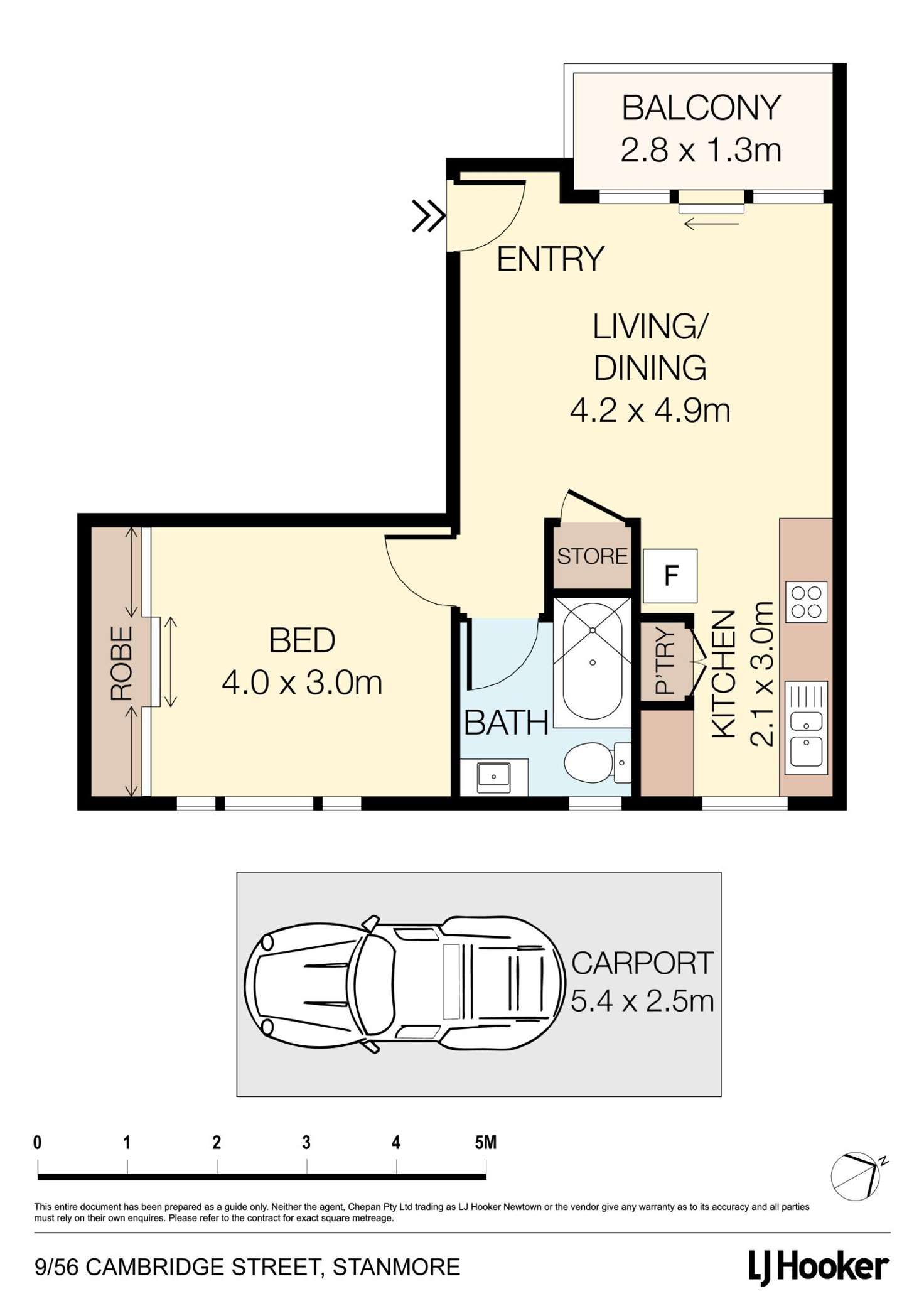 Floorplan of Homely apartment listing, 9/56 Cambridge Street, Stanmore NSW 2048