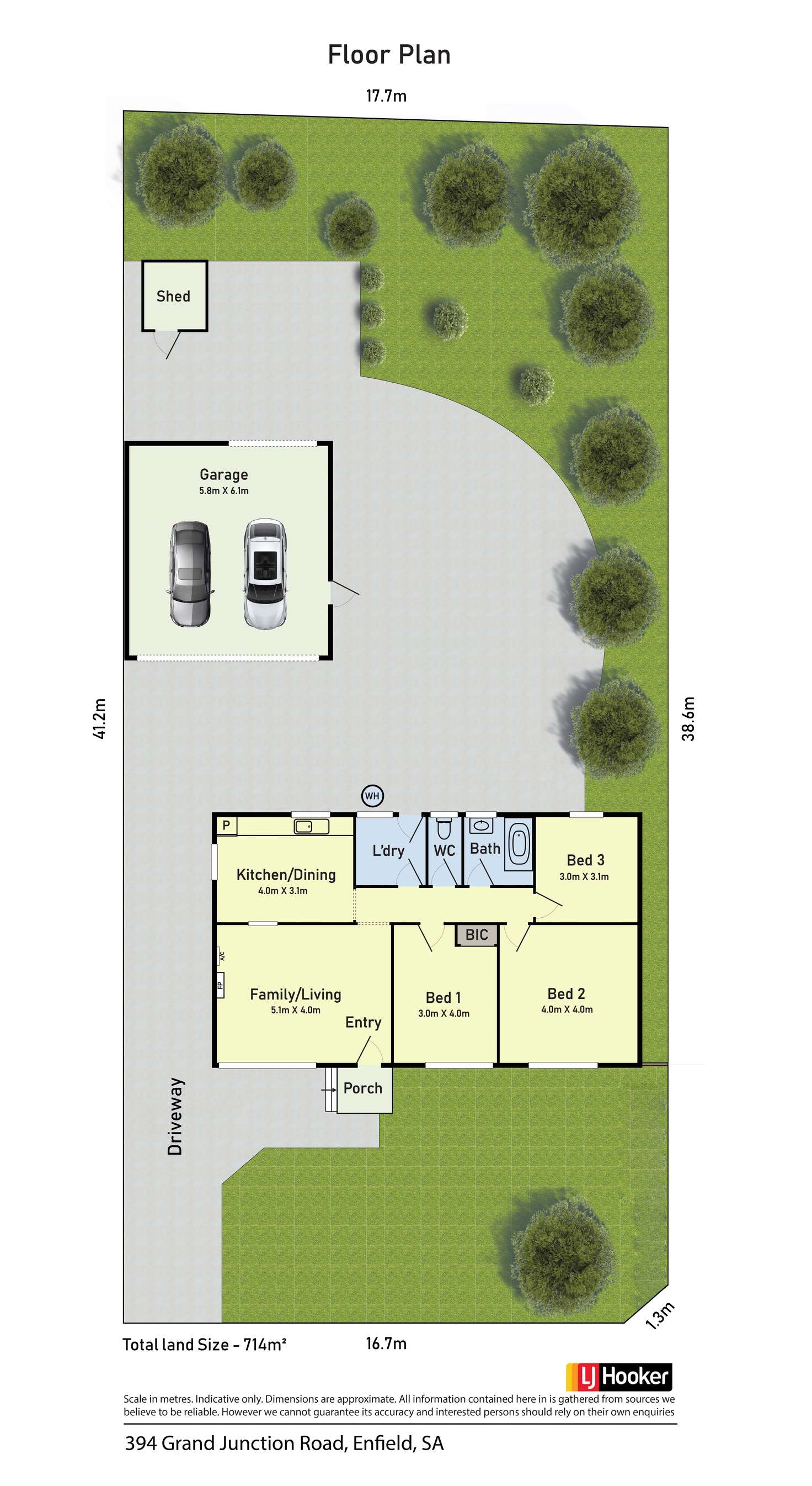 Floorplan of Homely house listing, 394 Grand Junction Road, Enfield SA 5085