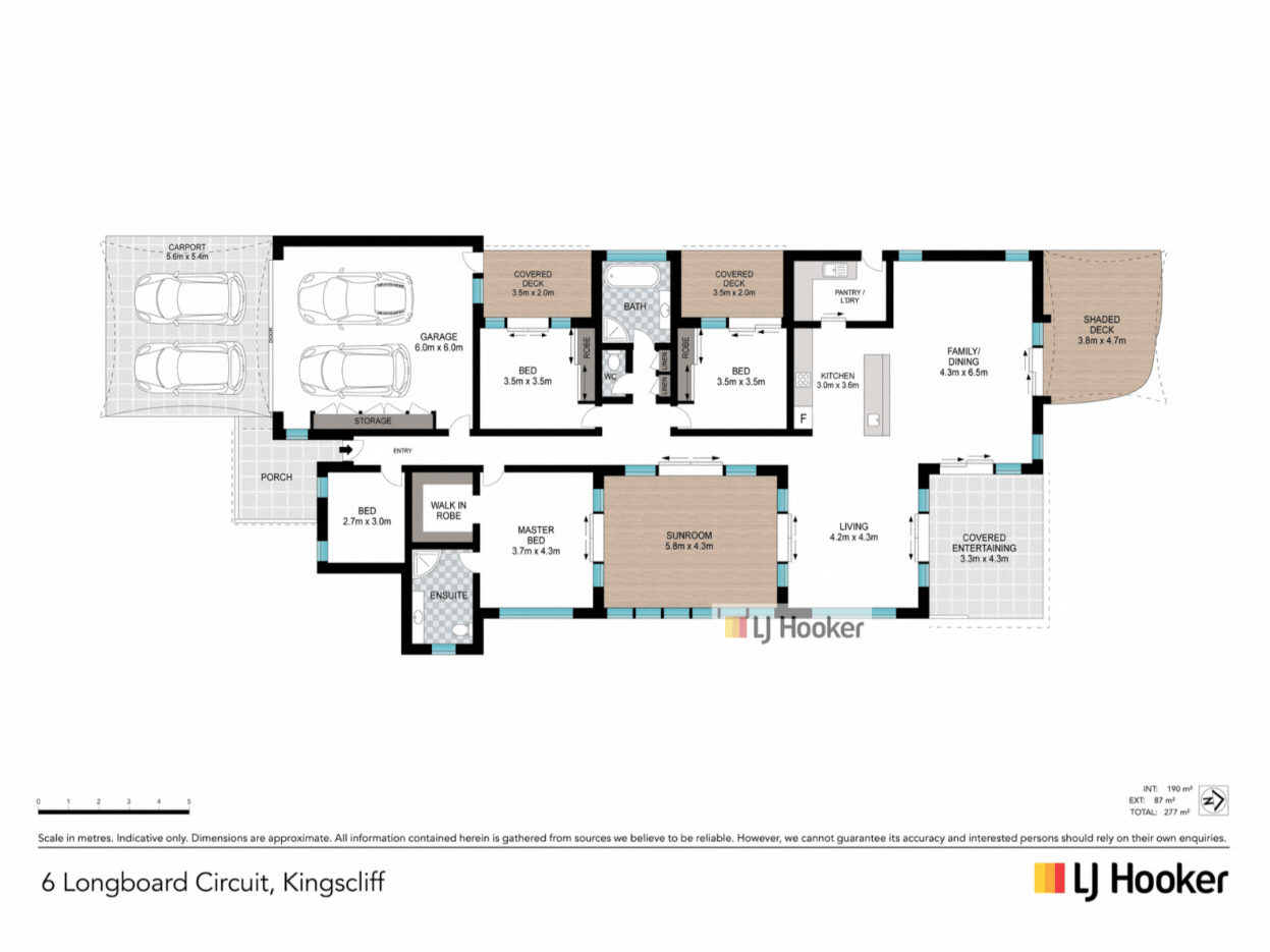 Floorplan of Homely house listing, 6 Longboard Circuit, Kingscliff NSW 2487