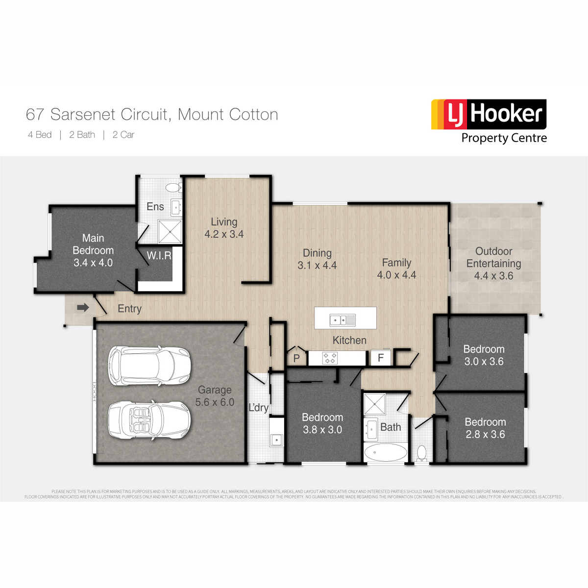 Floorplan of Homely house listing, 67 Sarsenet Circuit, Mount Cotton QLD 4165