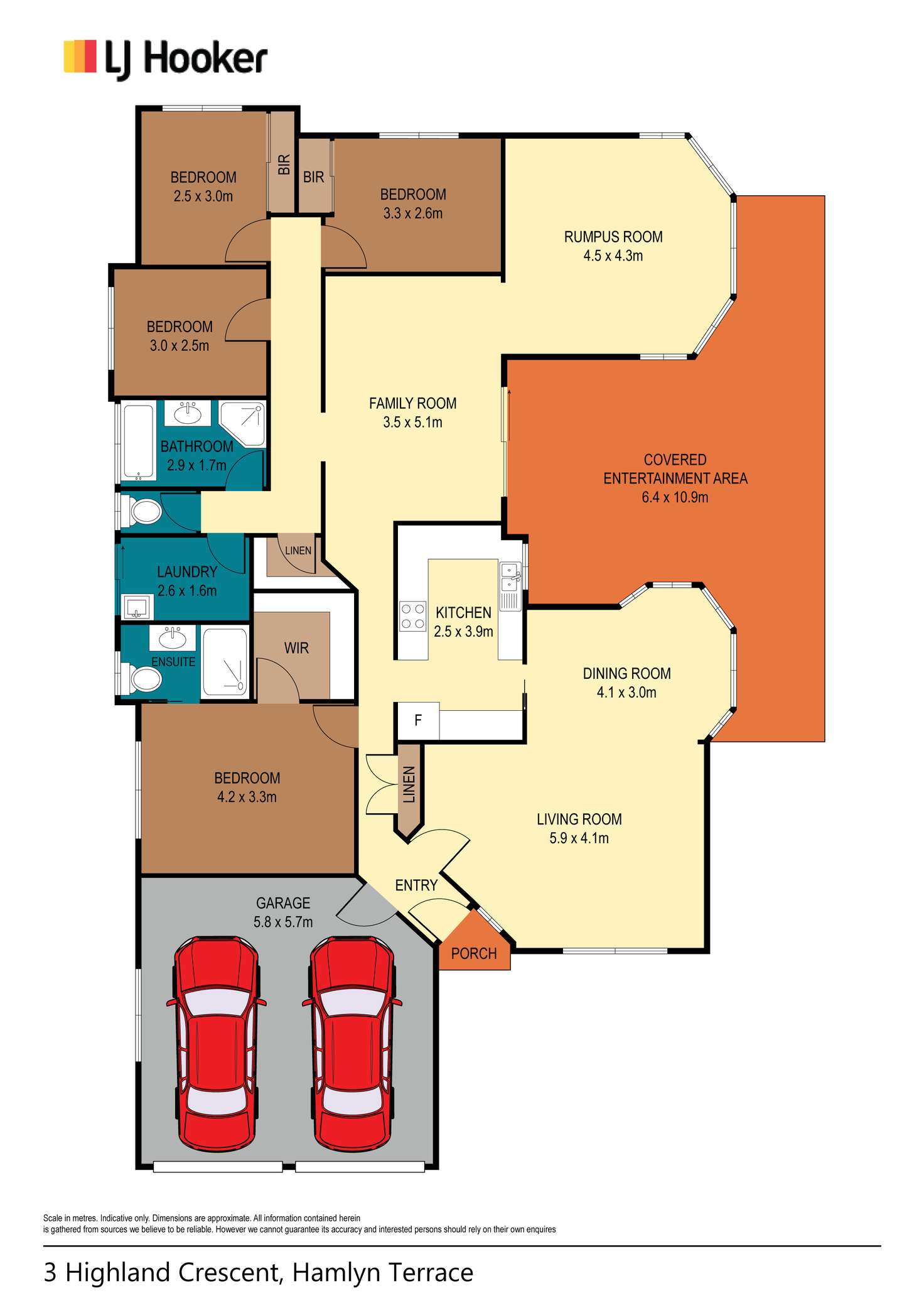 Floorplan of Homely house listing, 3 Highland Crescent, Hamlyn Terrace NSW 2259