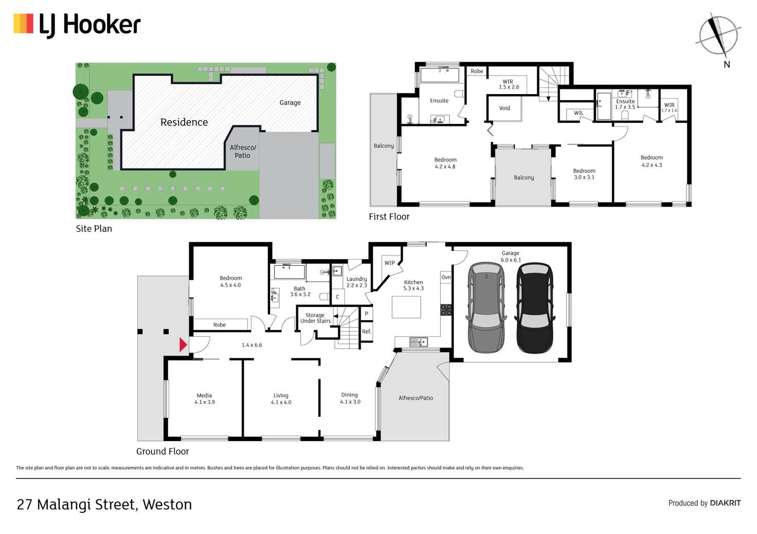 Floorplan of Homely house listing, 27 Malangi Street, Weston ACT 2611