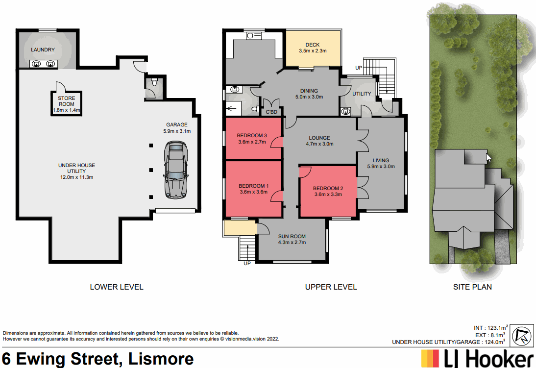 Floorplan of Homely house listing, 6 Ewing Street, Lismore NSW 2480