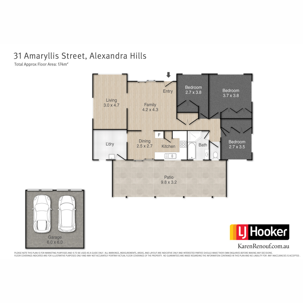Floorplan of Homely house listing, 31 Amaryllis Street, Alexandra Hills QLD 4161