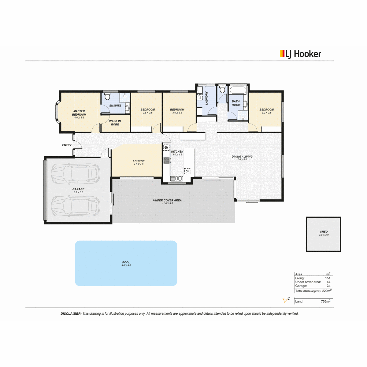 Floorplan of Homely house listing, 2 Corinto Court, Dakabin QLD 4503