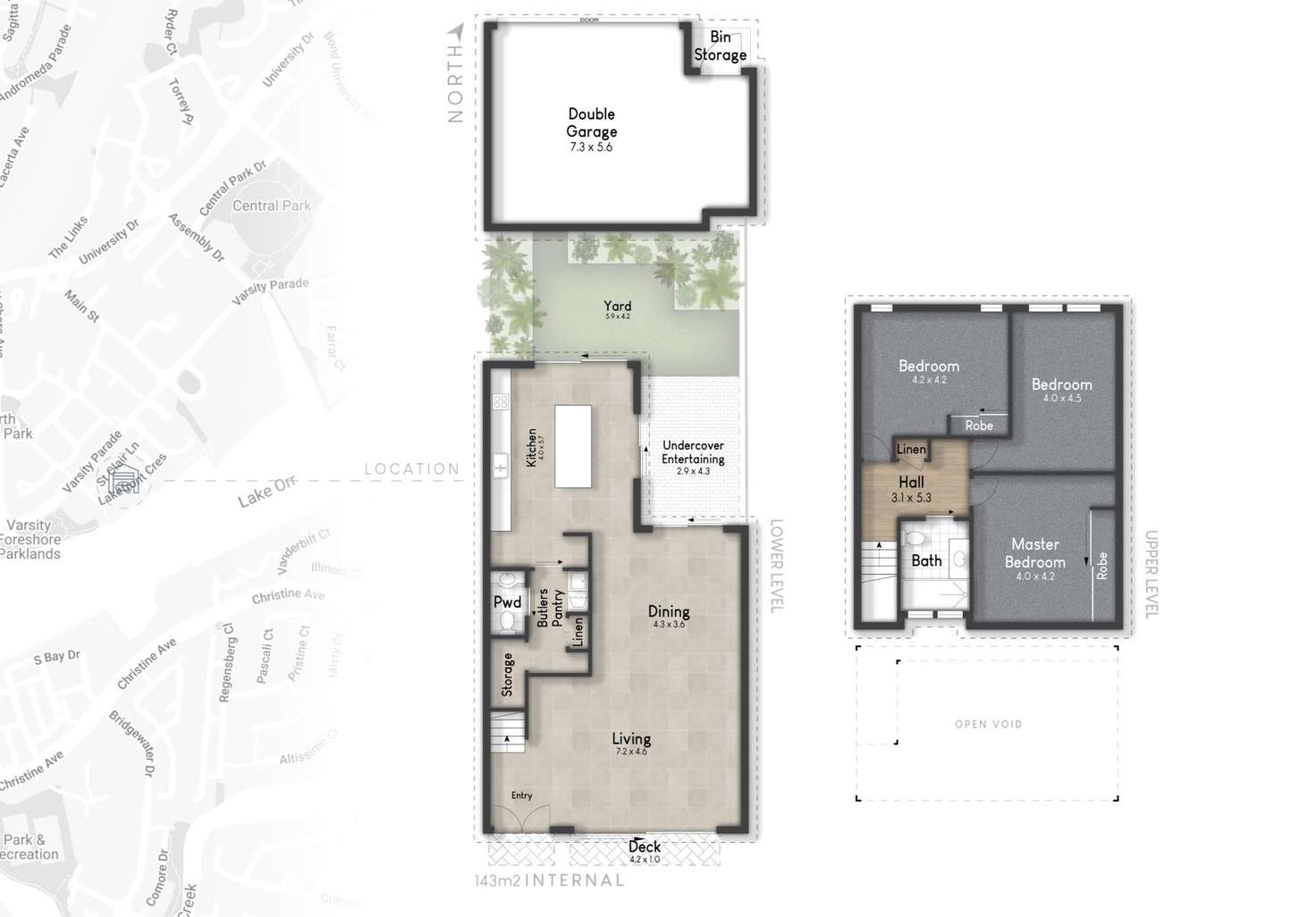 Floorplan of Homely house listing, 16 Lakefront Crescent, Varsity Lakes QLD 4227