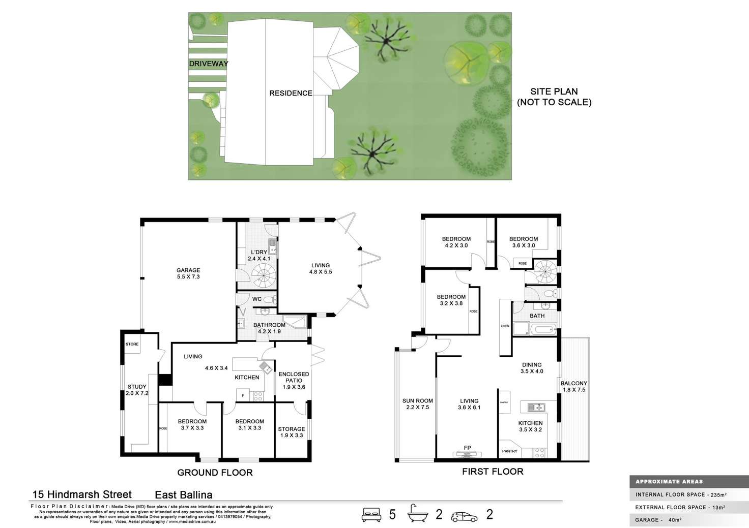 Floorplan of Homely house listing, 15 Hindmarsh Street, East Ballina NSW 2478