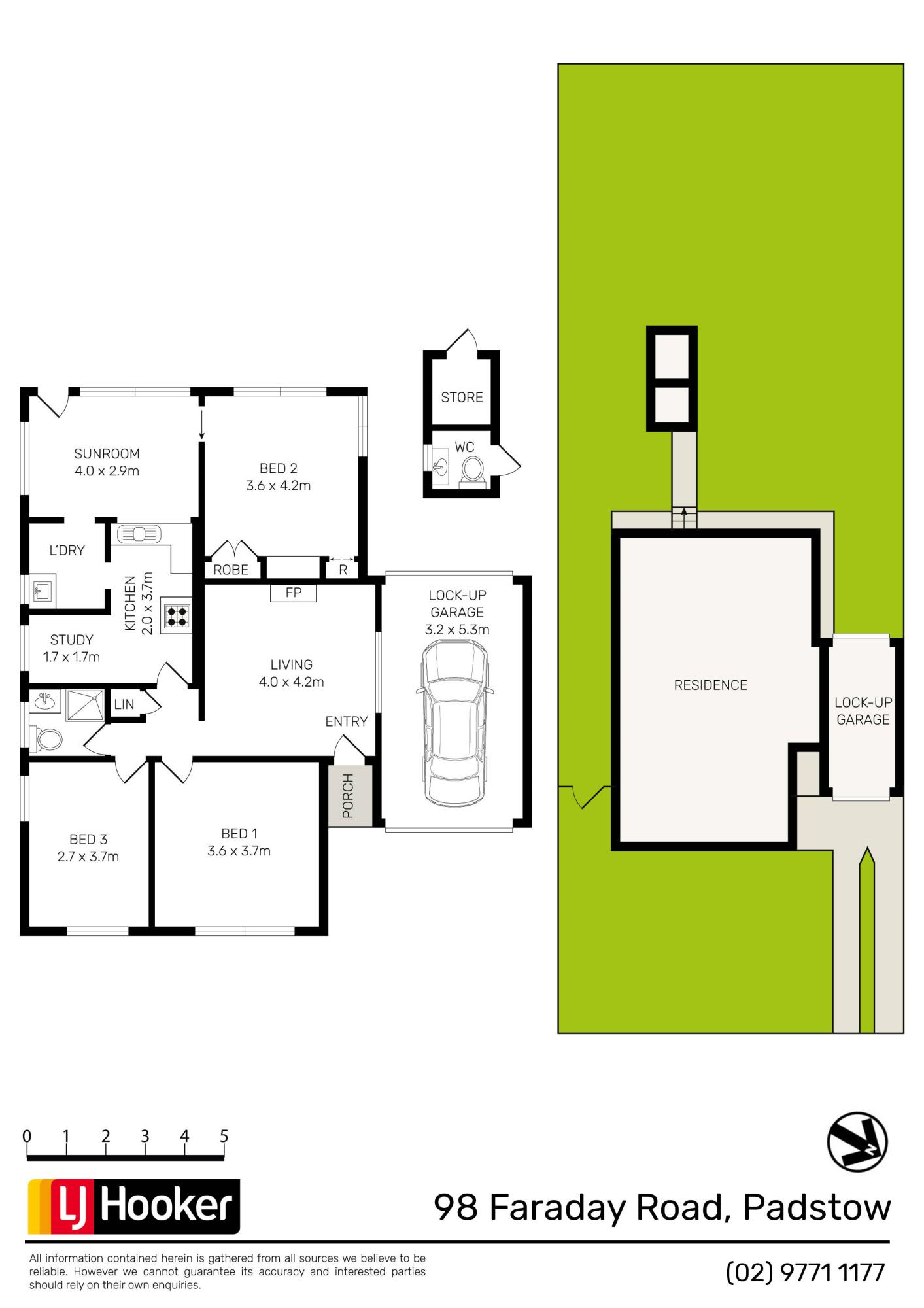 Floorplan of Homely house listing, 98 Faraday Road, Padstow NSW 2211