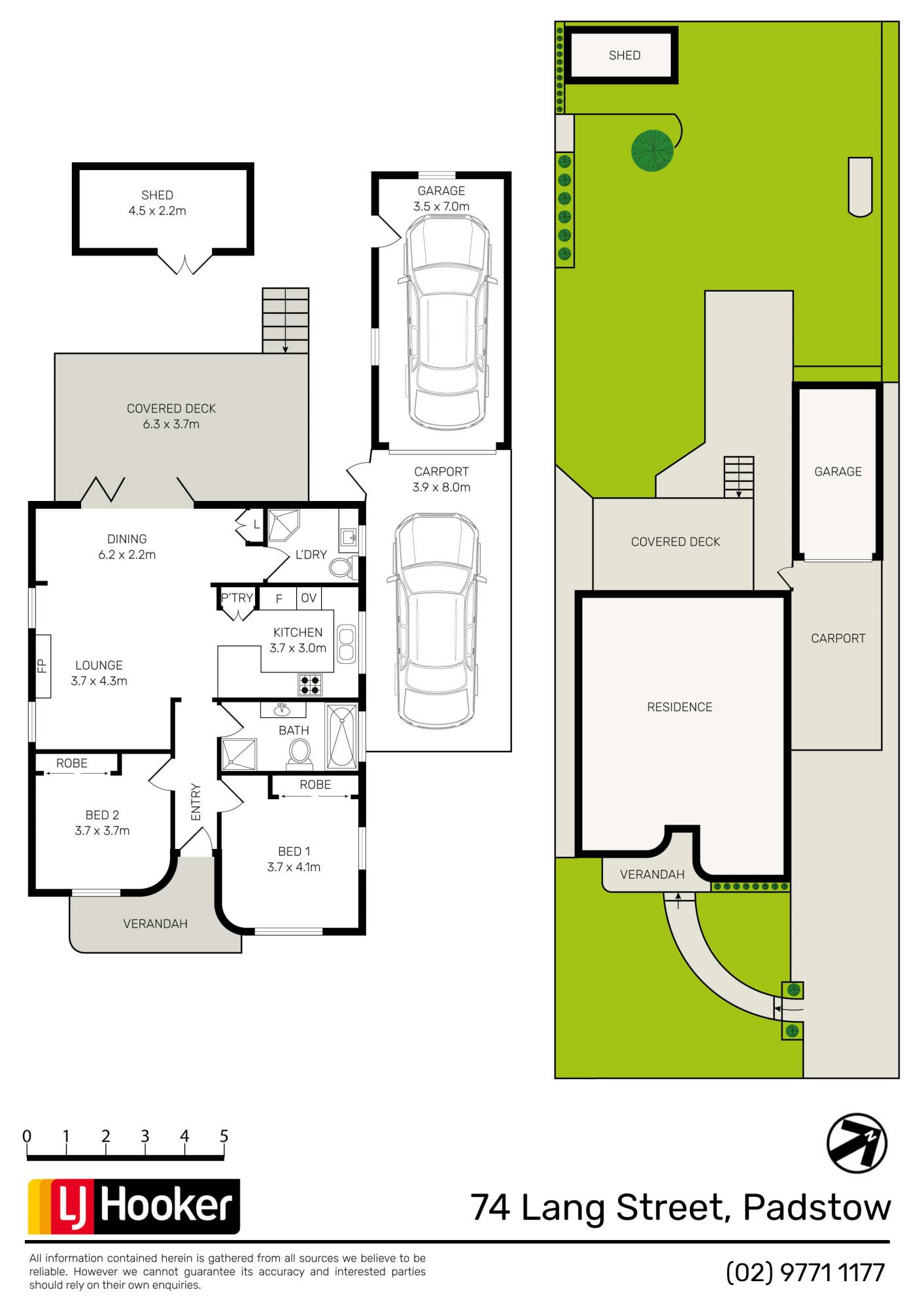Floorplan of Homely house listing, 74 Lang Street, Padstow NSW 2211