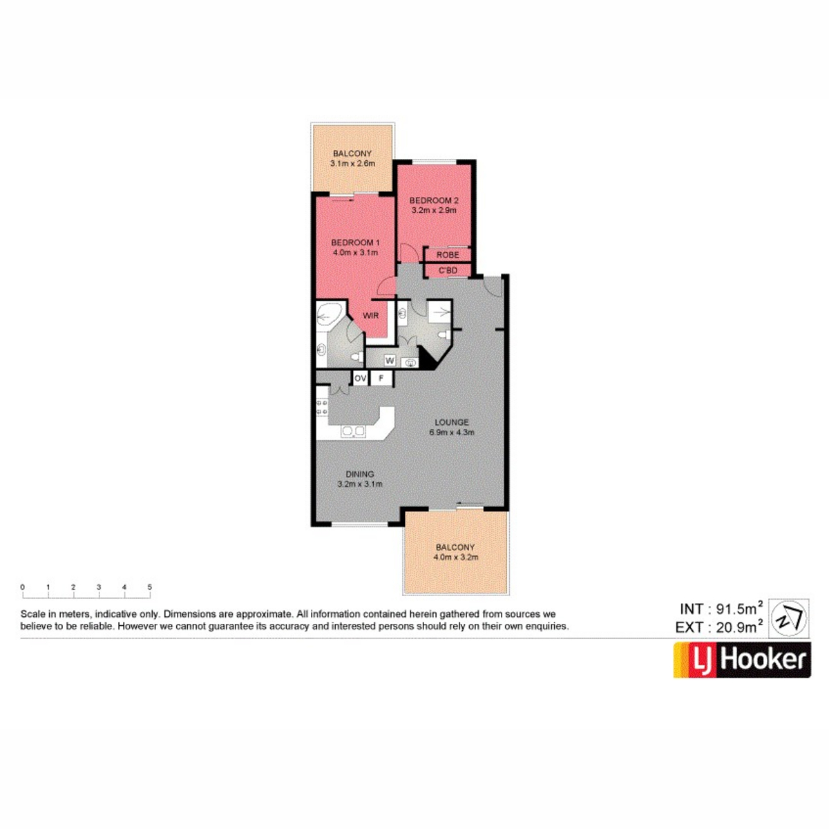 Floorplan of Homely apartment listing, 30/20-21 Pacific Parade, Yamba NSW 2464