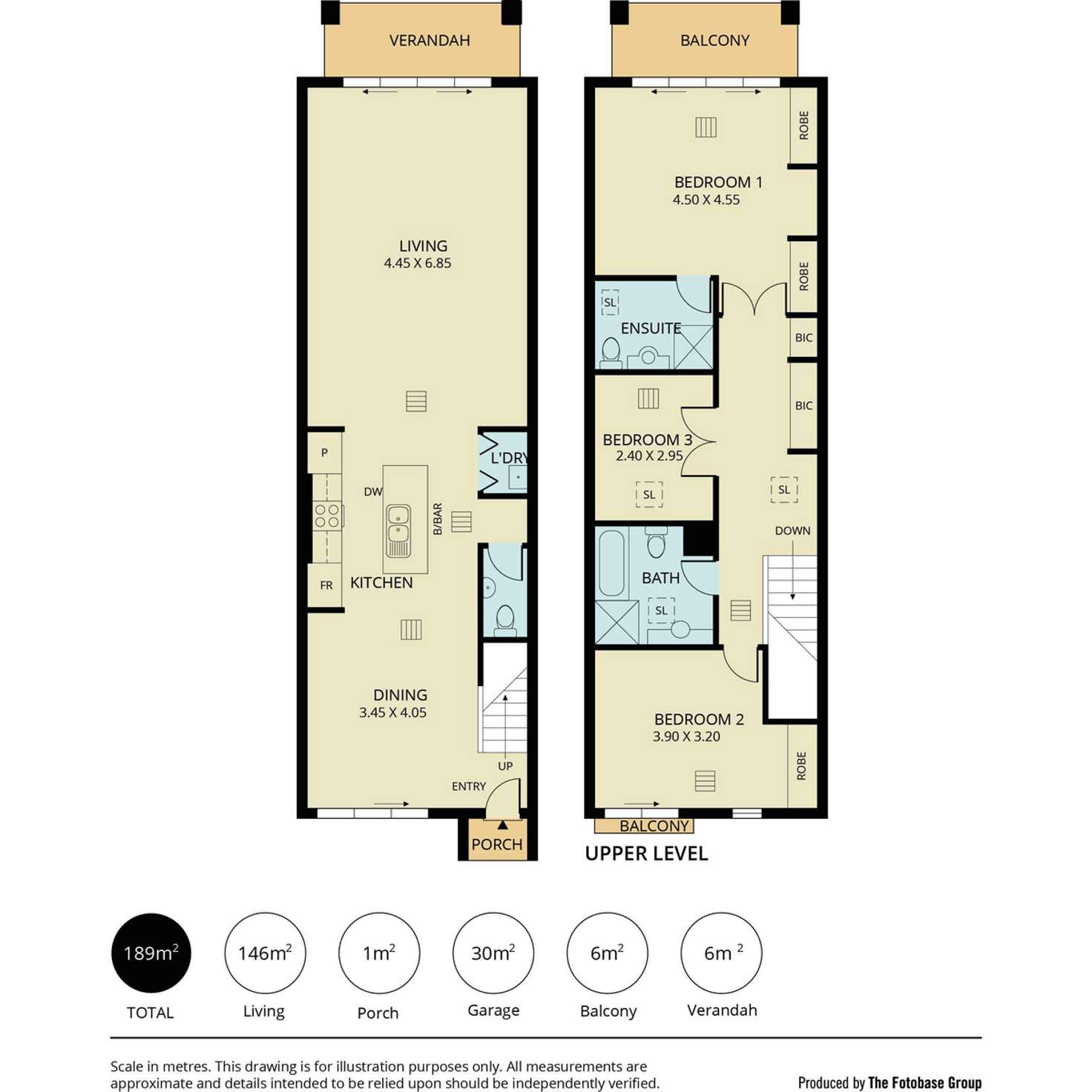 Floorplan of Homely townhouse listing, 3/30 Shearwater Drive, Mawson Lakes SA 5095