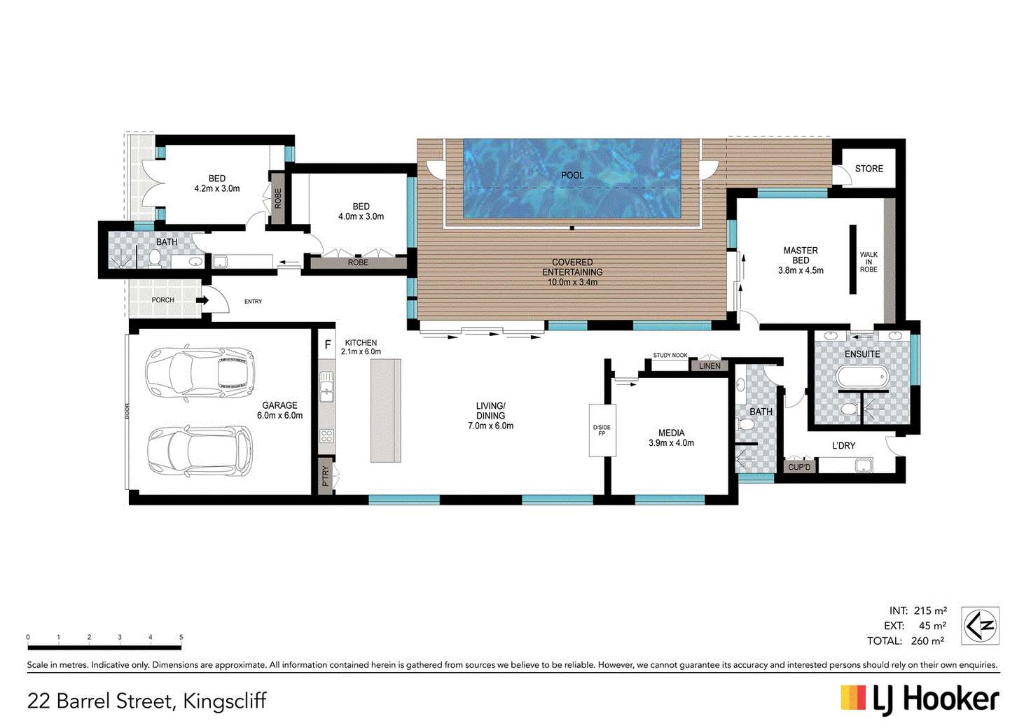 Floorplan of Homely house listing, 22 Barrel Street, Kingscliff NSW 2487