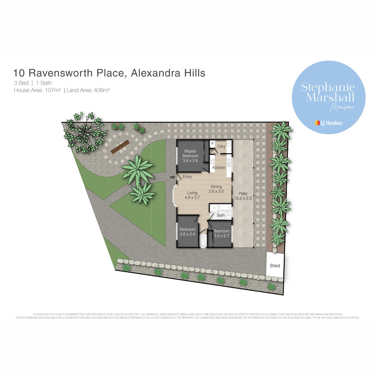 Floorplan of Homely house listing, 10 Ravensworth Place, Alexandra Hills QLD 4161