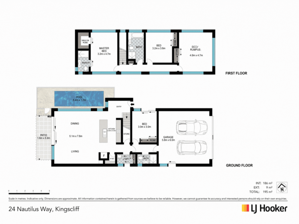 Floorplan of Homely house listing, 24 Nautilus Way, Kingscliff NSW 2487