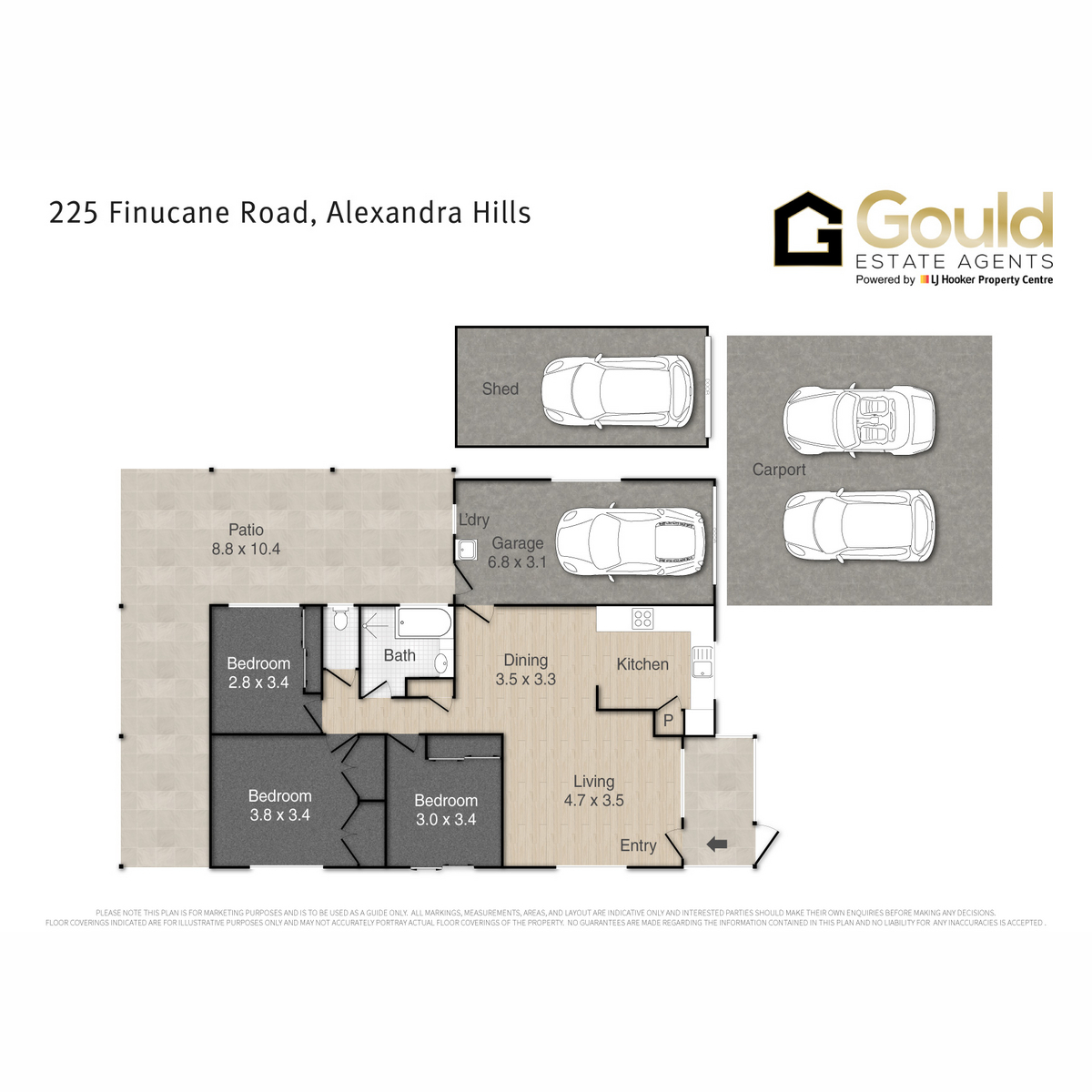 Floorplan of Homely house listing, 225 Finucane Road, Alexandra Hills QLD 4161