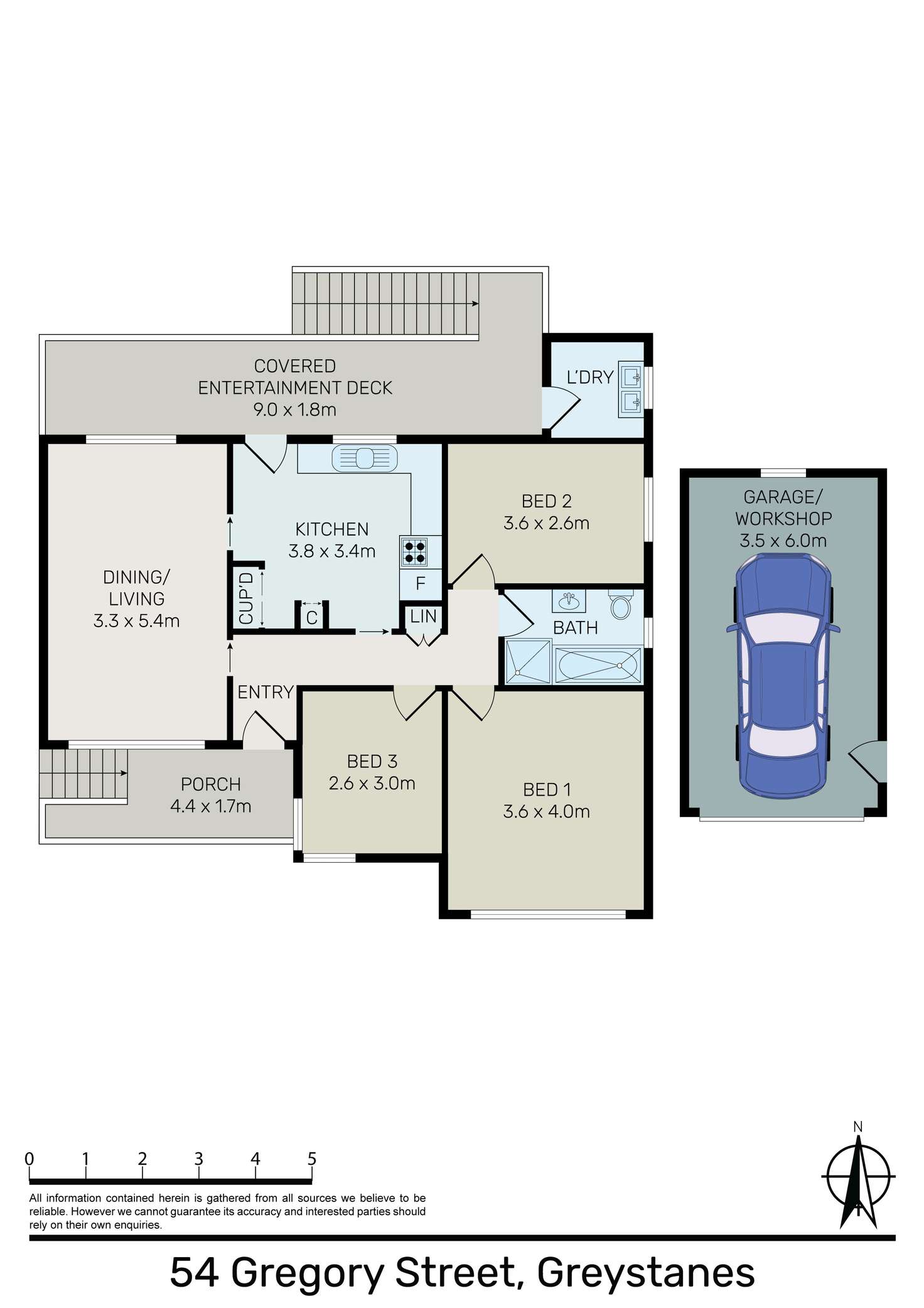 Floorplan of Homely house listing, 54 Gregory Street, Greystanes NSW 2145