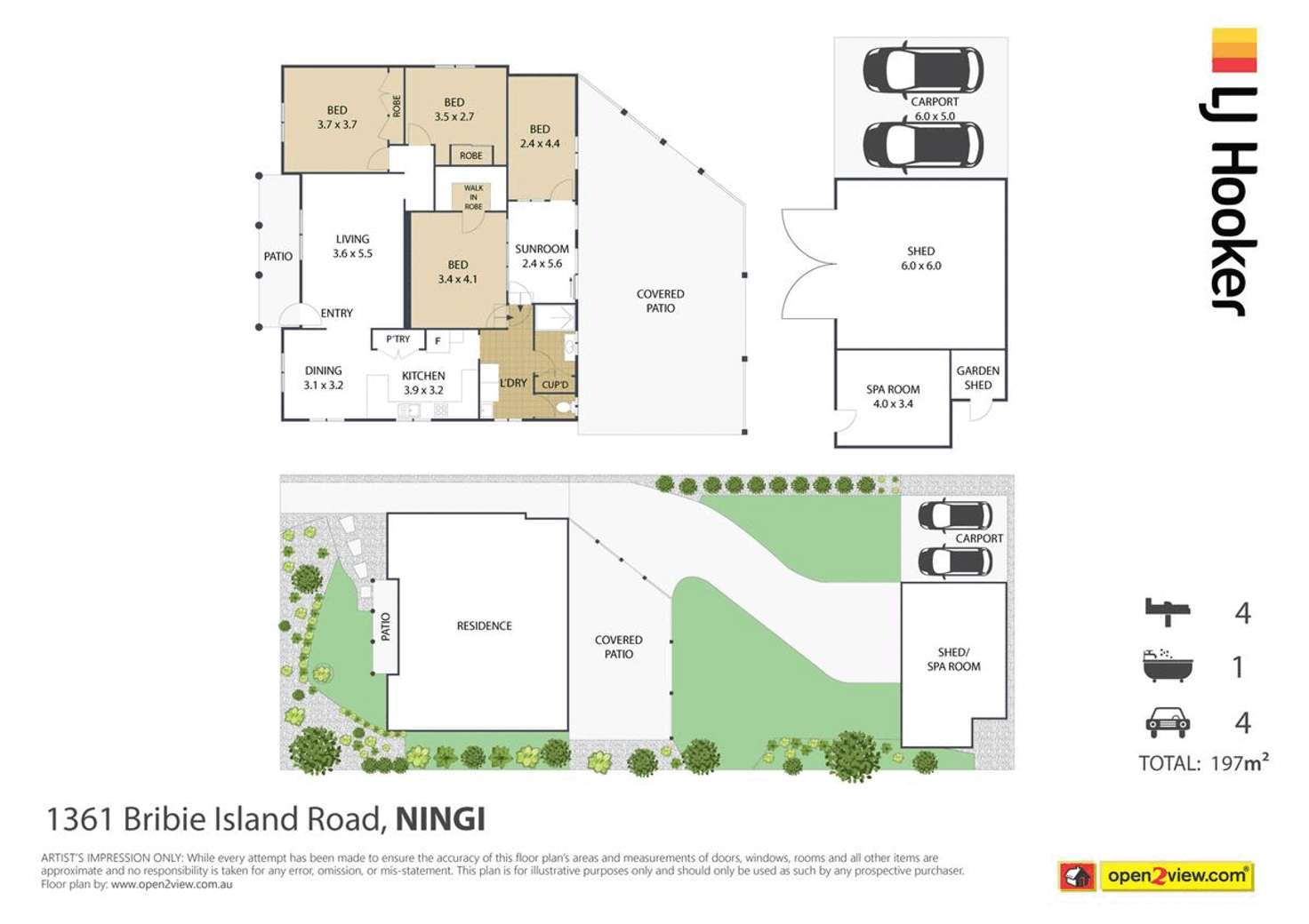 Floorplan of Homely house listing, 1361 Bribie Island Road, Ningi QLD 4511