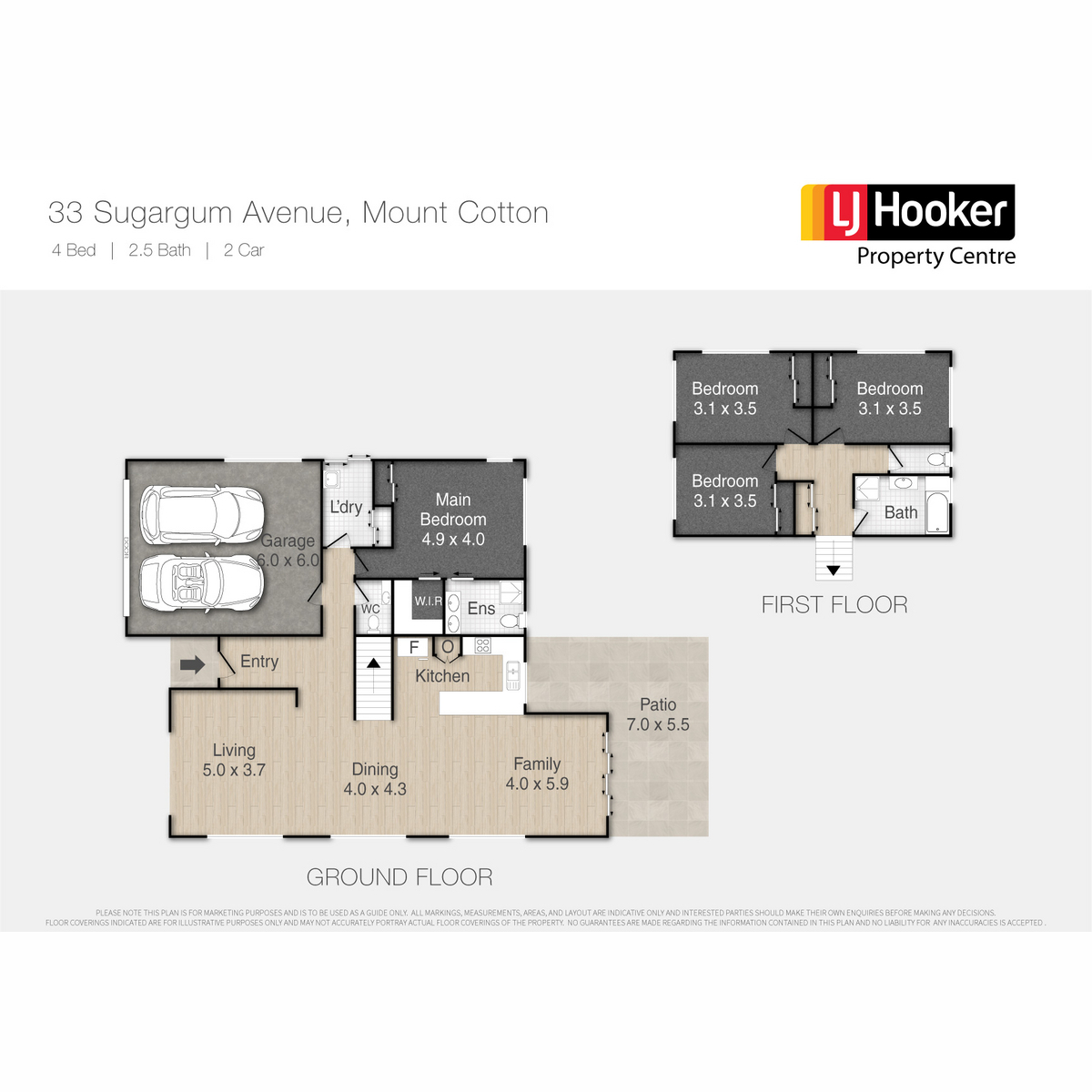 Floorplan of Homely house listing, 33 Sugargum Avenue, Mount Cotton QLD 4165