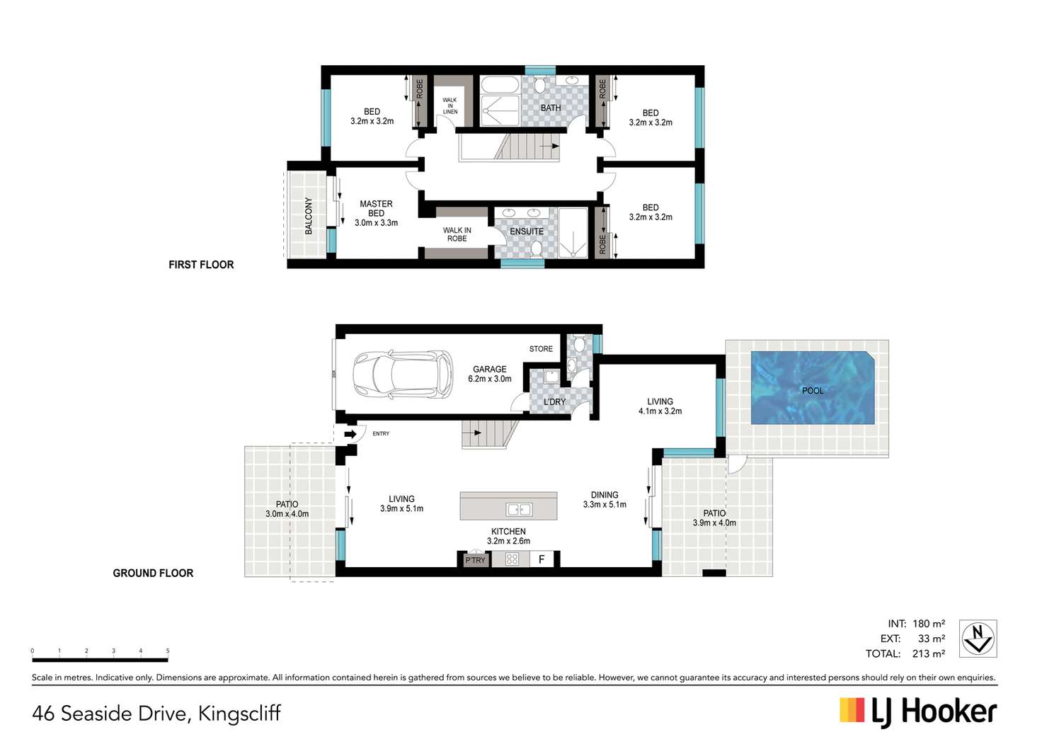 Floorplan of Homely house listing, 46 Seaside Drive, Kingscliff NSW 2487