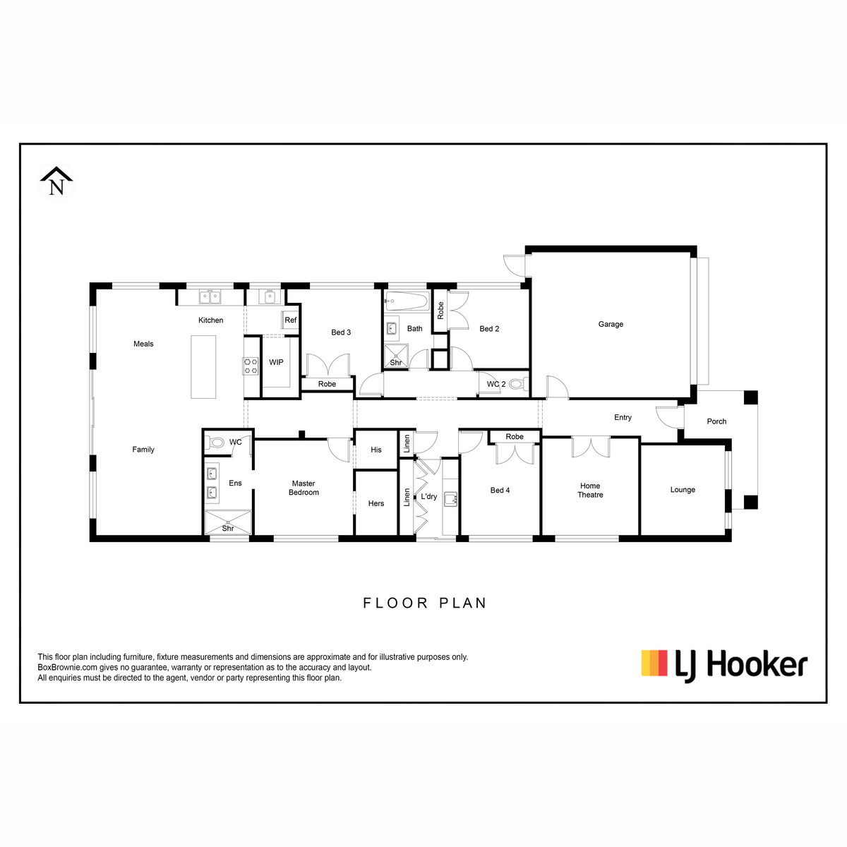 Floorplan of Homely house listing, 8 Bay Way, Point Cook VIC 3030
