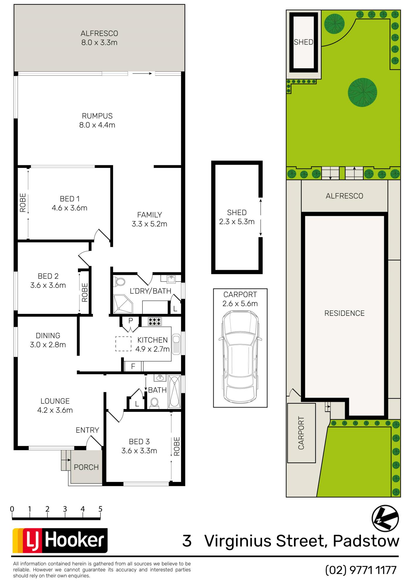 Floorplan of Homely house listing, 3 Virginius Street, Padstow NSW 2211