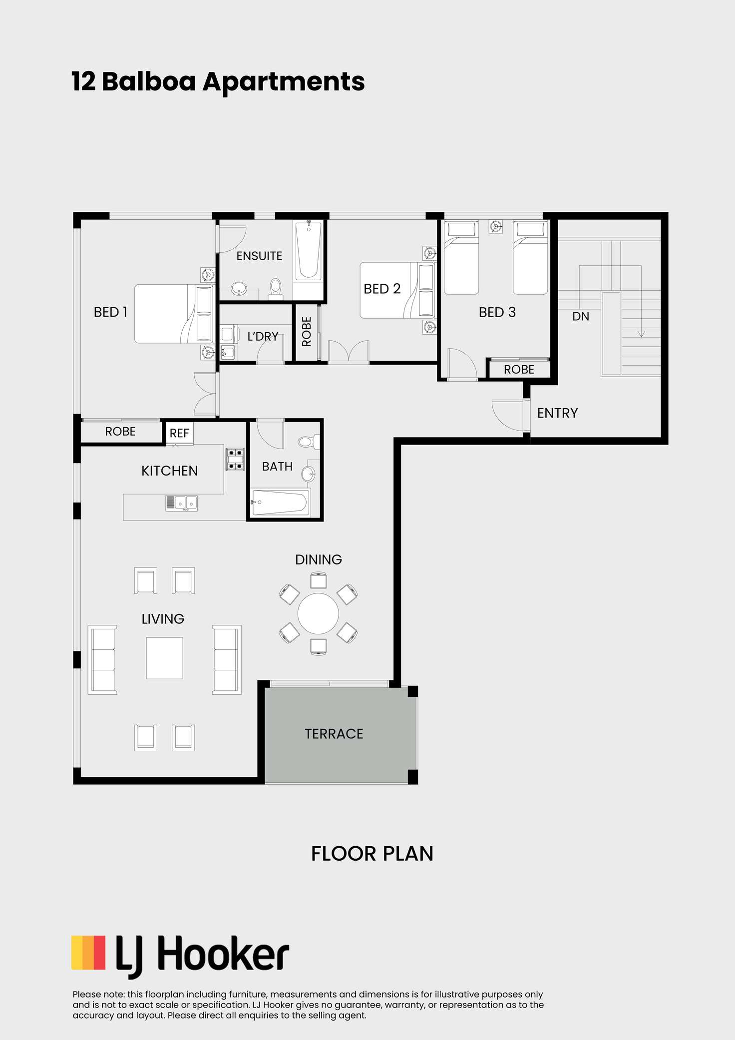 Floorplan of Homely apartment listing, 12 Balboa/1 Garrick Street, Port Douglas QLD 4877