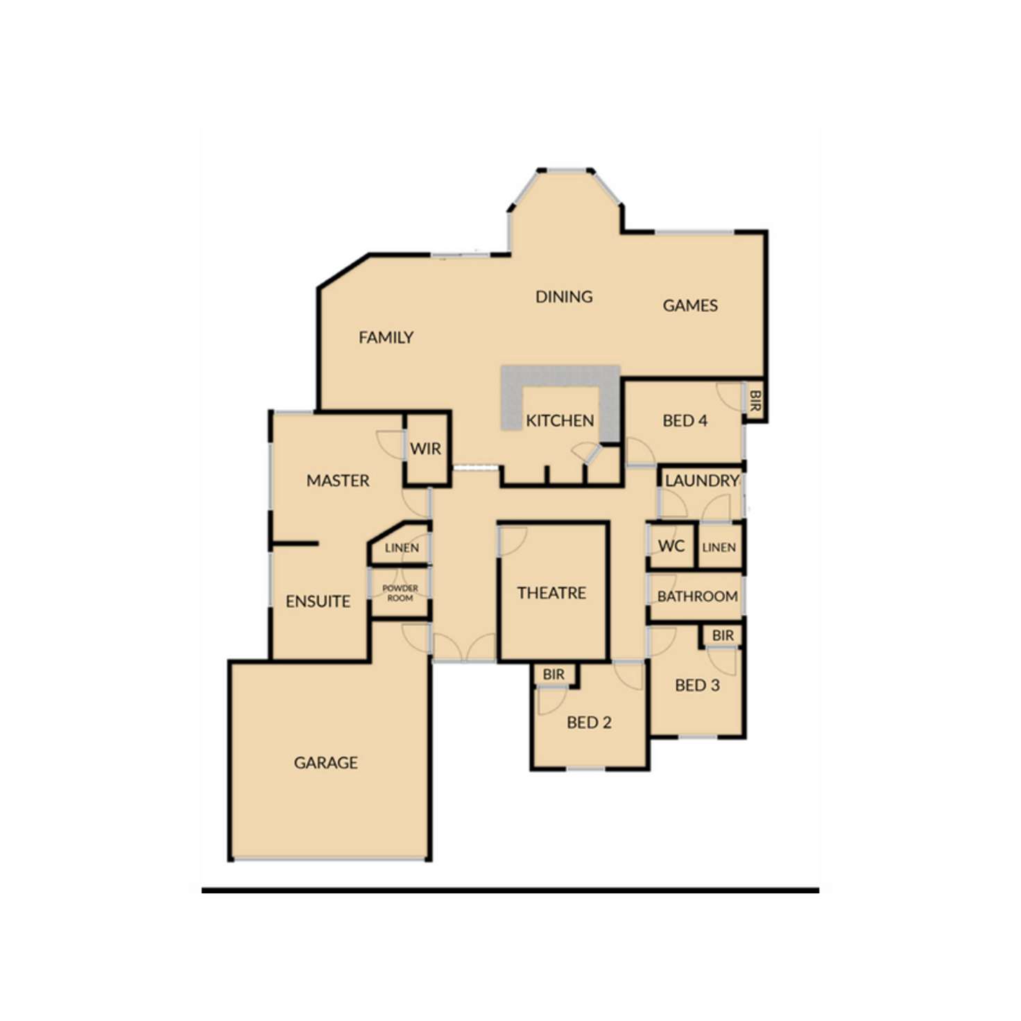 Floorplan of Homely house listing, 73 Bellavista Parade, Meadow Springs WA 6210