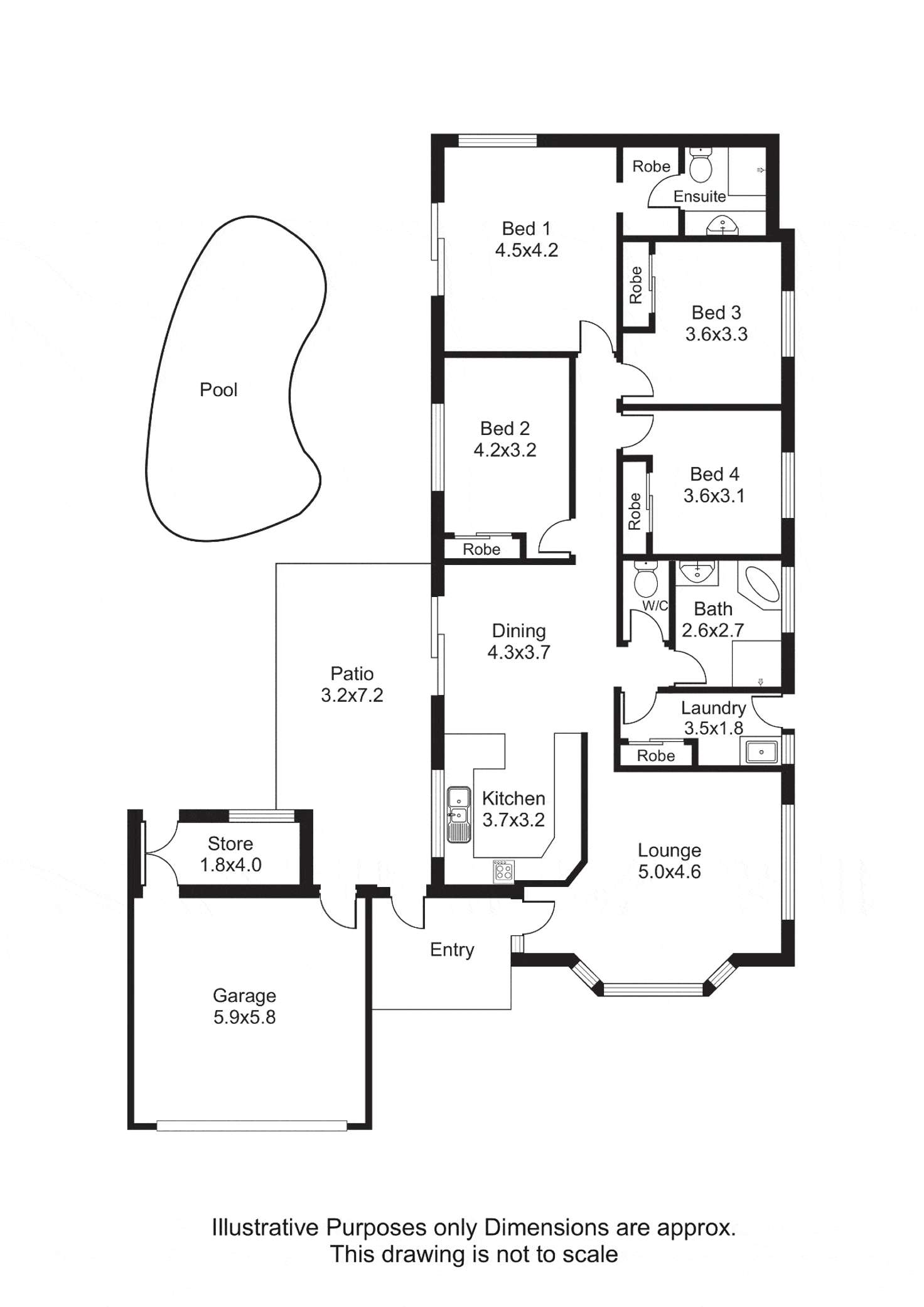 Floorplan of Homely house listing, 23 Majestic Street, Kamerunga QLD 4870