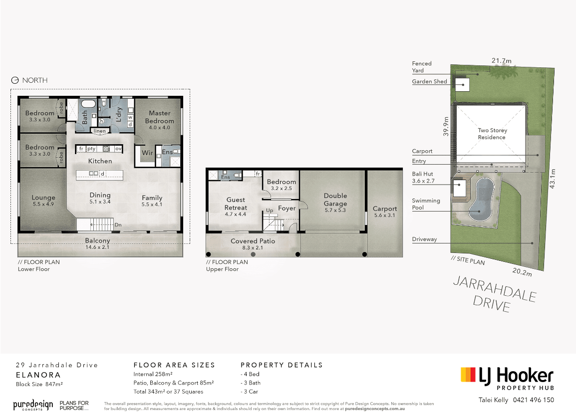 Floorplan of Homely house listing, 29 Jarrahdale Drive, Elanora QLD 4221