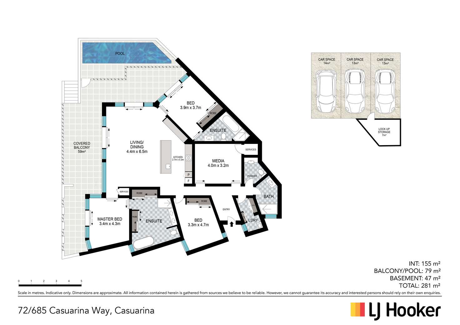 Floorplan of Homely unit listing, Unit 72/685 Casuarina Way, Casuarina NSW 2487