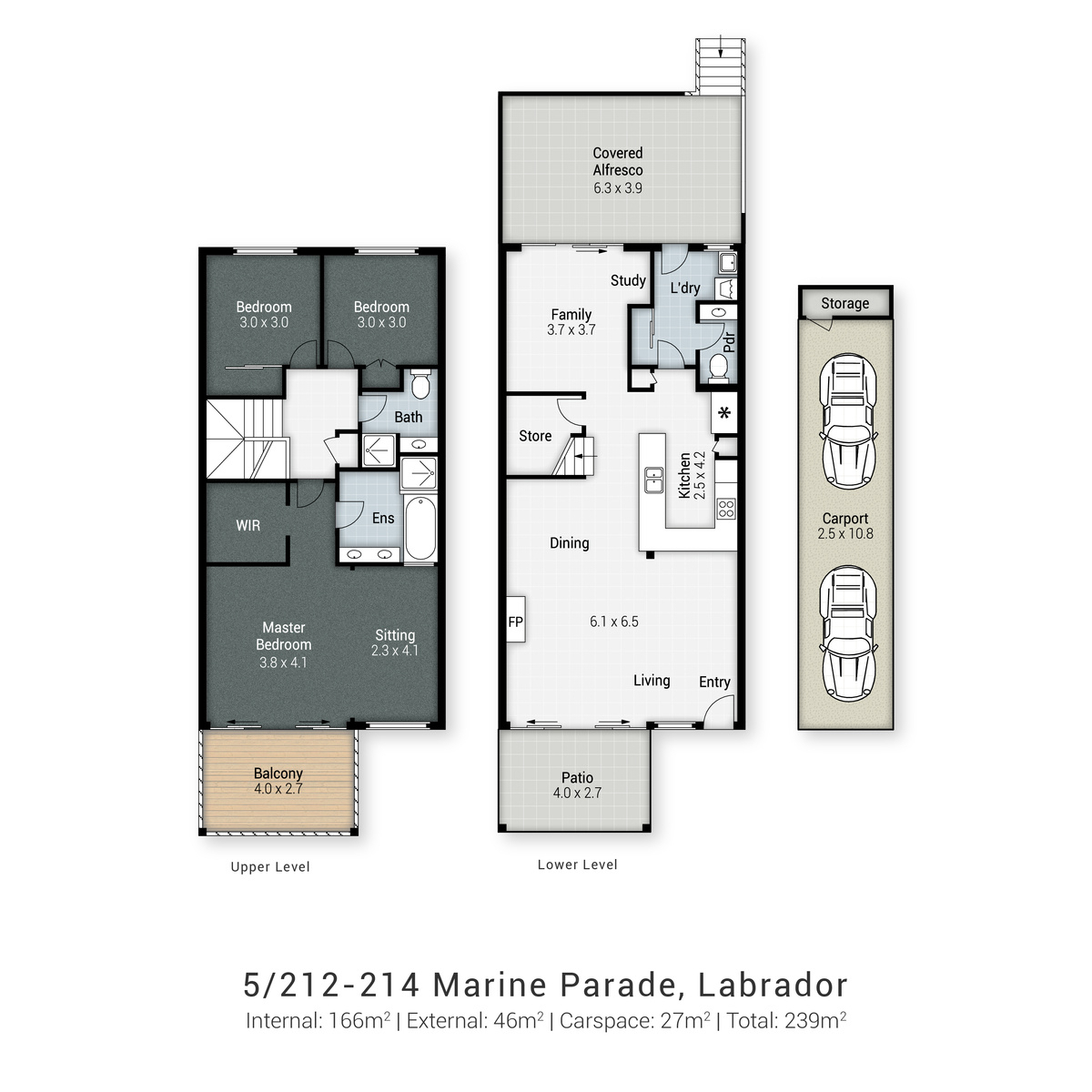 Floorplan of Homely apartment listing, 5/212-214 Marine Parade, Labrador QLD 4215