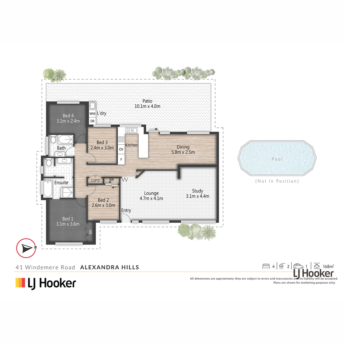 Floorplan of Homely house listing, 41 Windemere Road, Alexandra Hills QLD 4161