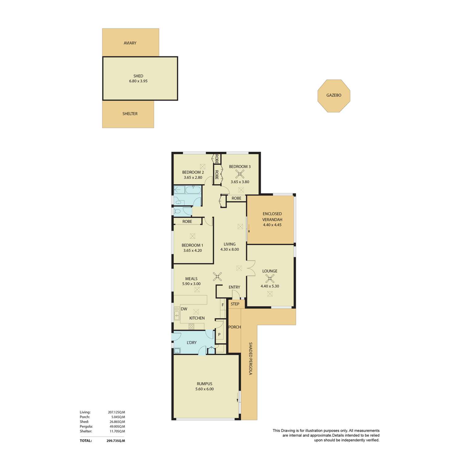 Floorplan of Homely house listing, 21 Deland Avenue, Gawler East SA 5118