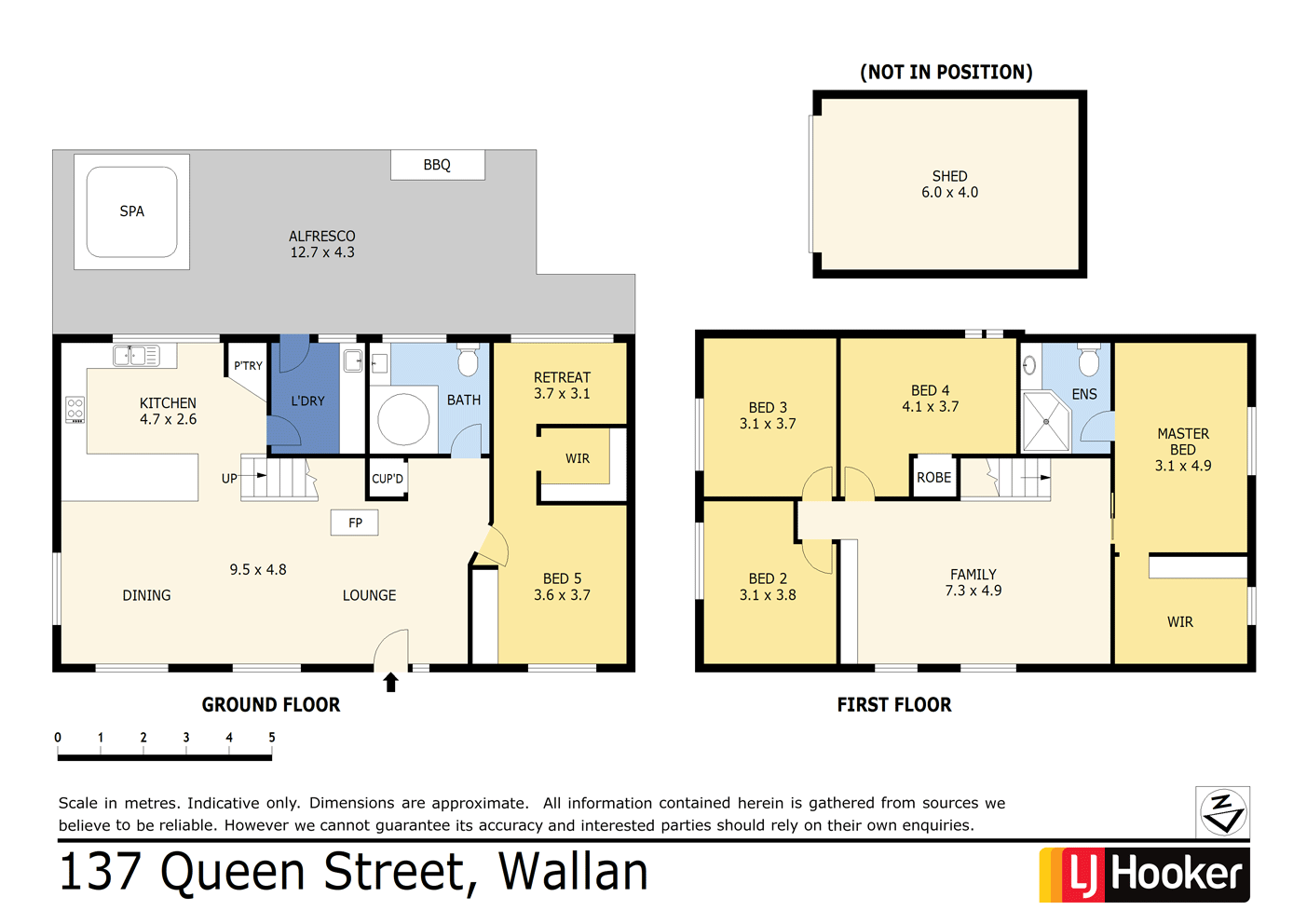 Floorplan of Homely house listing, 137 Queen Street, Wallan VIC 3756