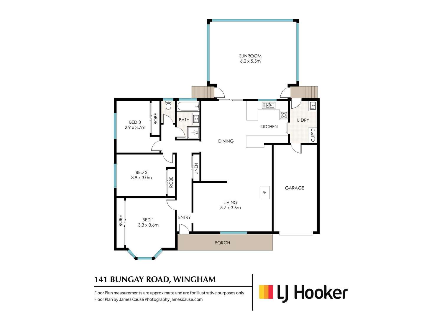 Floorplan of Homely house listing, 141 Bungay Road, Wingham NSW 2429