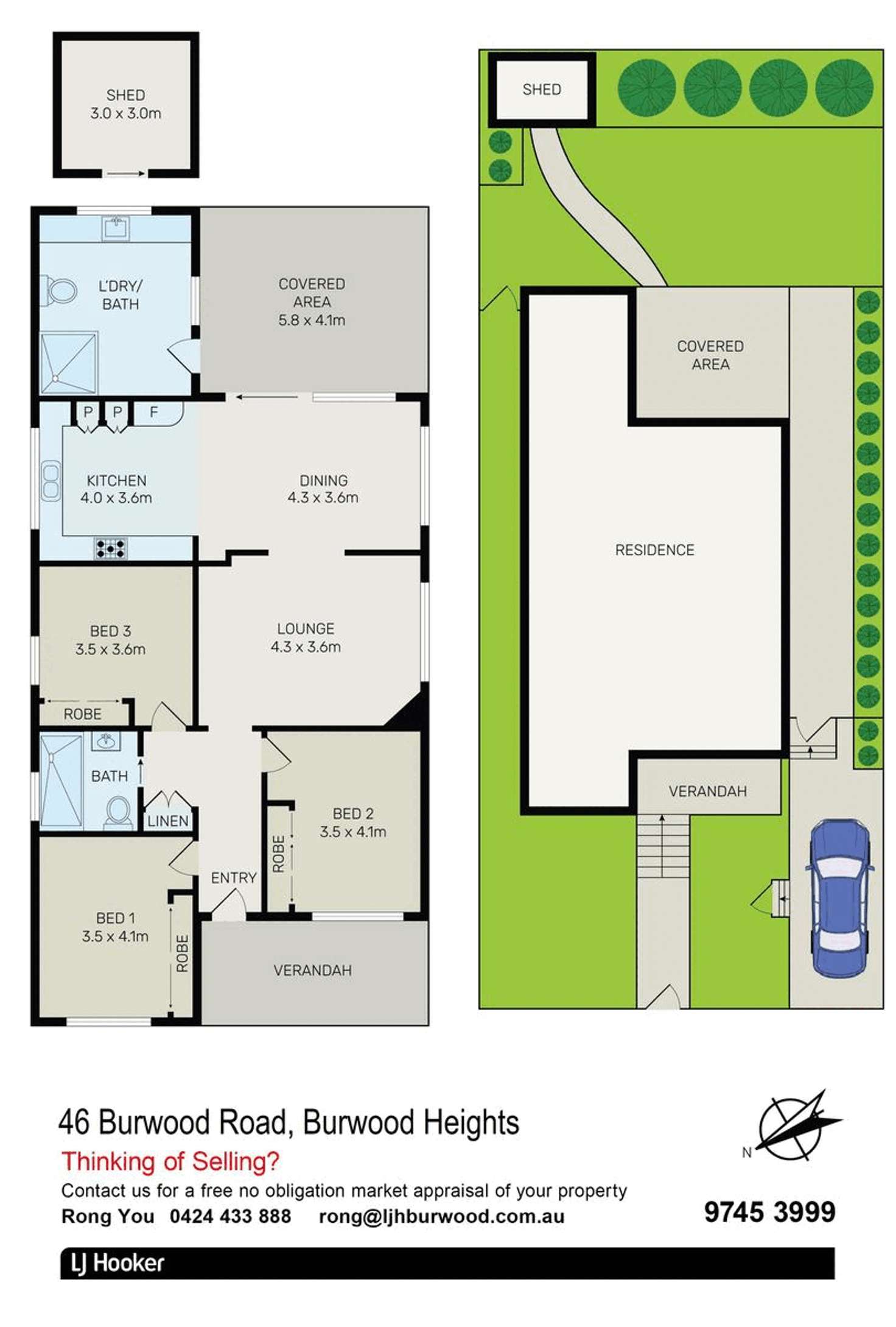Floorplan of Homely house listing, 46 Burwood Road, Burwood Heights NSW 2136