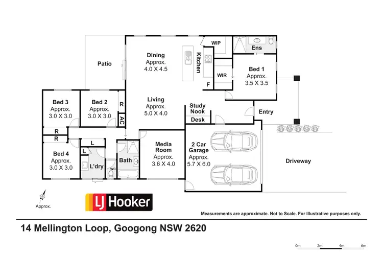 Floorplan of Homely house listing, 14 Mellington Loop, Googong NSW 2620