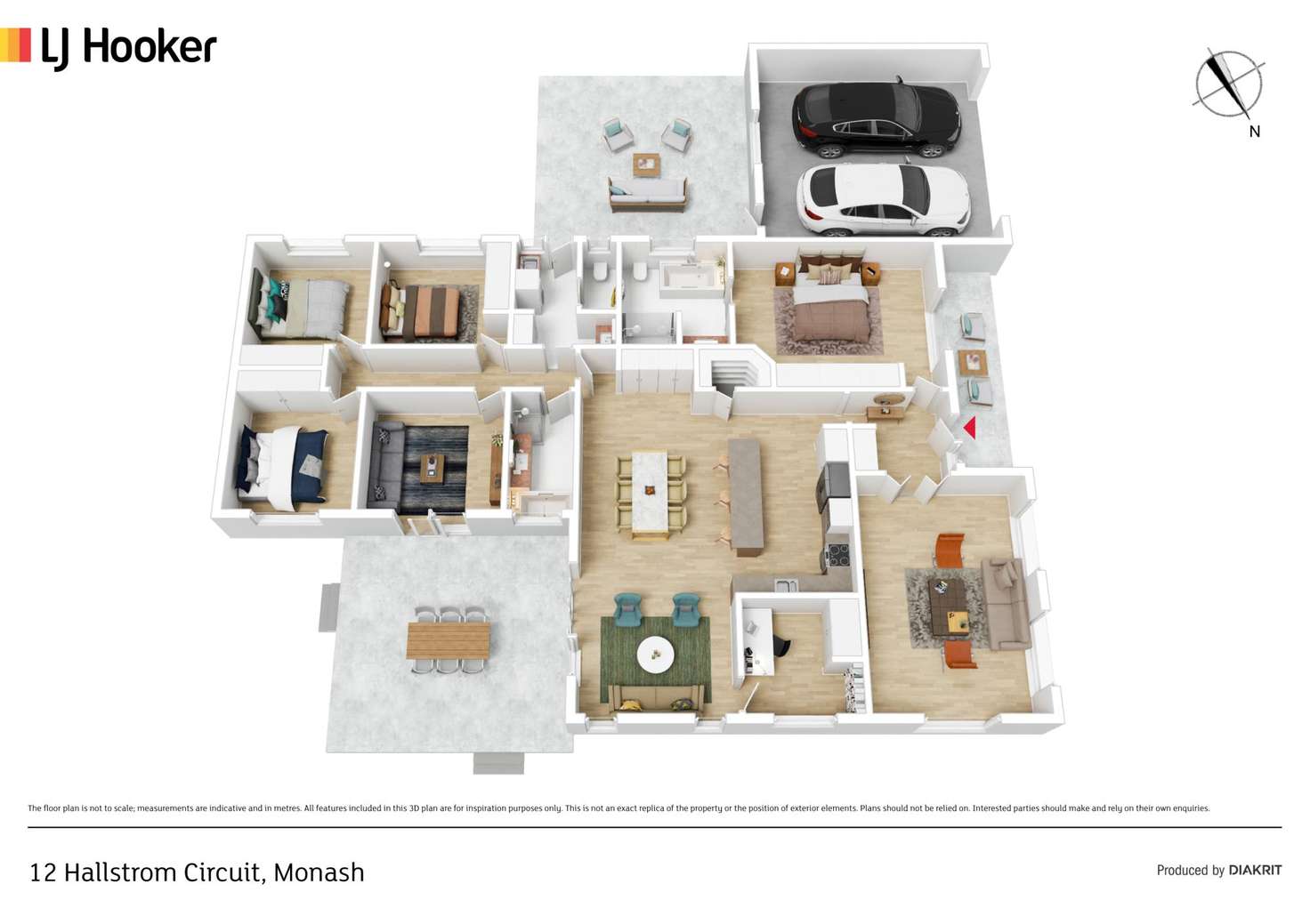 Floorplan of Homely house listing, 12 Hallstrom Circuit, Monash ACT 2904