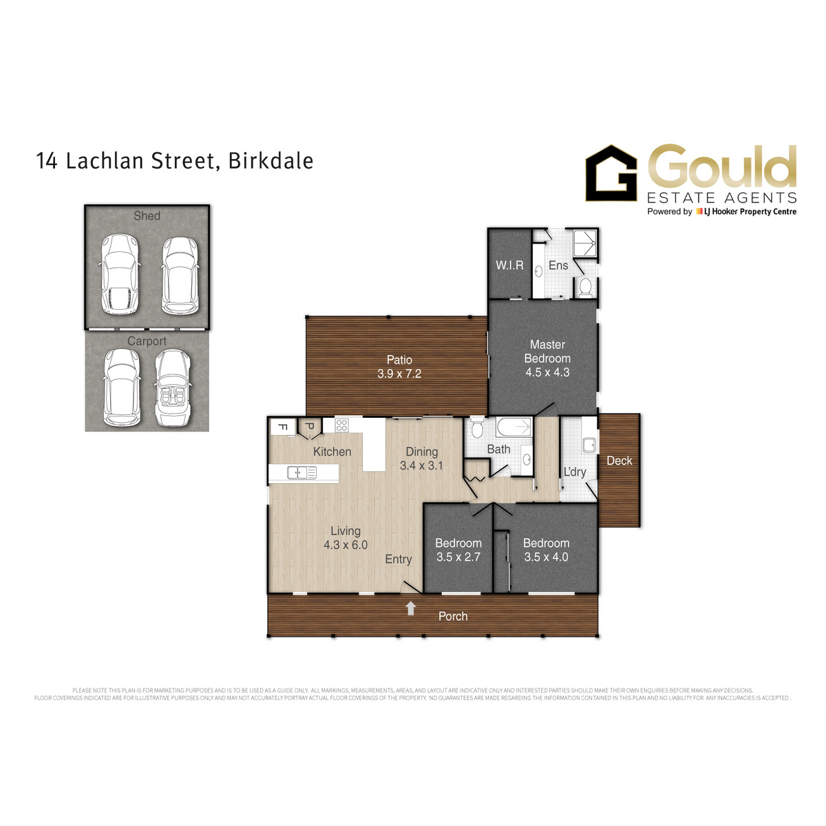 Floorplan of Homely house listing, 14 Lachlan Street, Birkdale QLD 4159