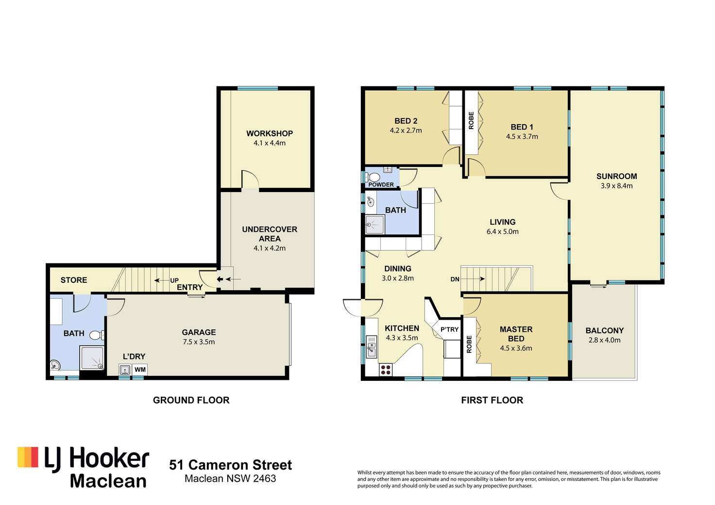 Floorplan of Homely house listing, 51 Cameron Street, Maclean NSW 2463